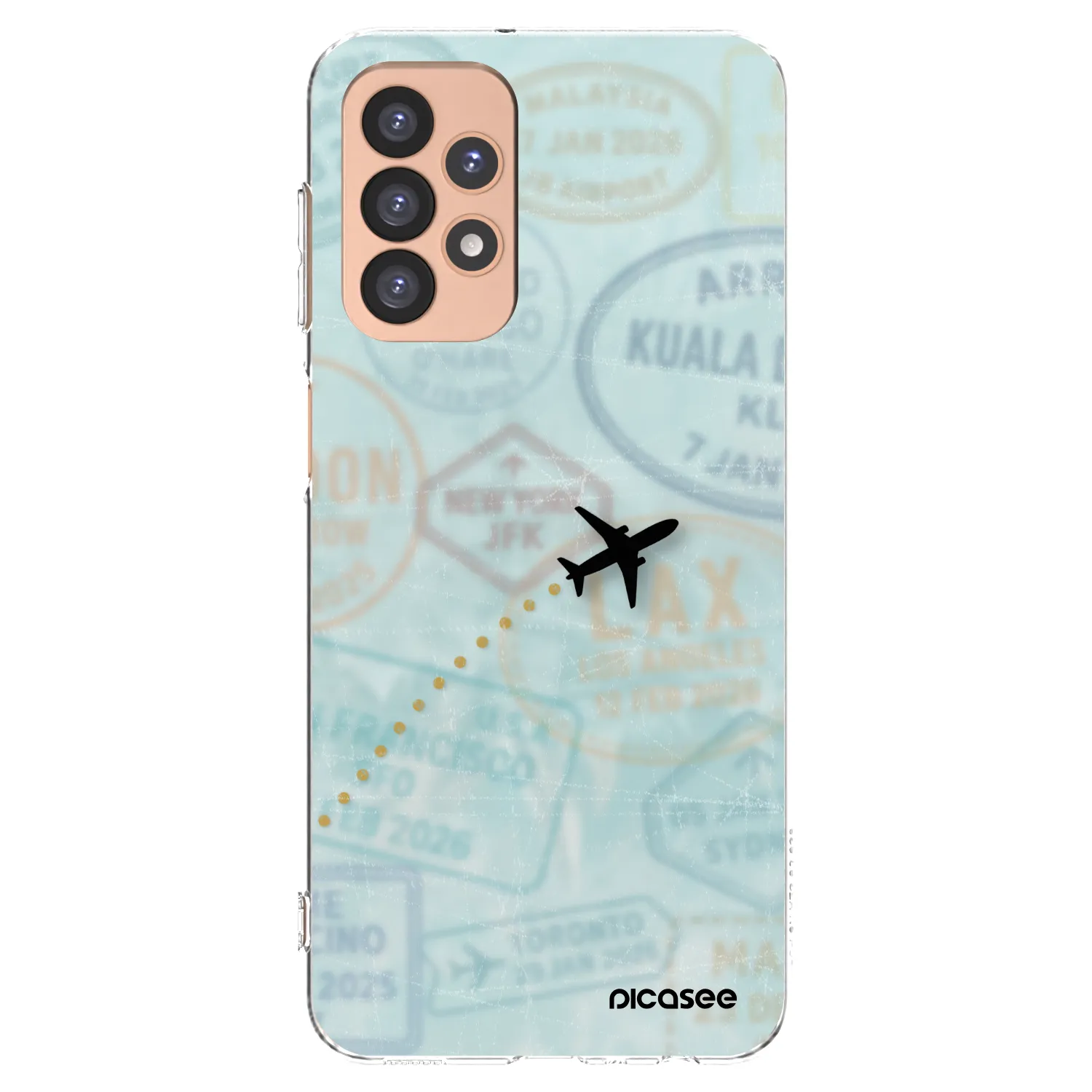 Picasee husă transparentă din silicon pentru Samsung Galaxy A23 A236B 5G - FLIGHT PATH