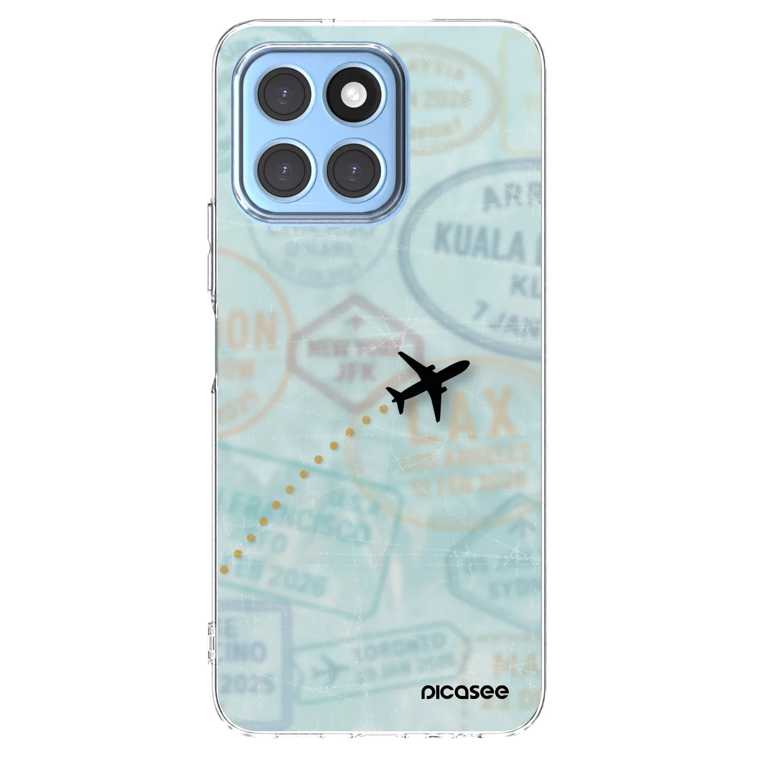Picasee husă transparentă din silicon pentru Honor X8 5G - FLIGHT PATH