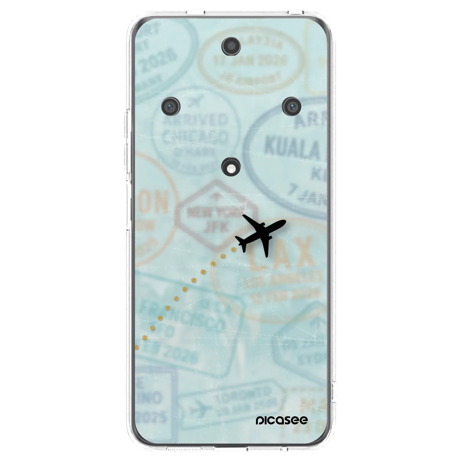 Picasee husă transparentă din silicon pentru Honor Magic5 Lite 5G - FLIGHT PATH