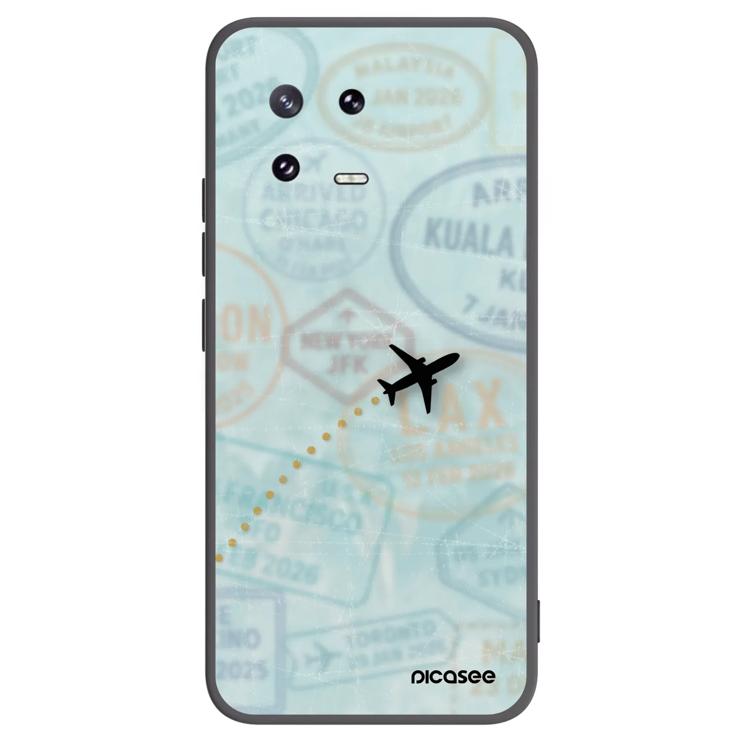 Picasee husă neagră din silicon pentru Xiaomi 13 Pro - FLIGHT PATH