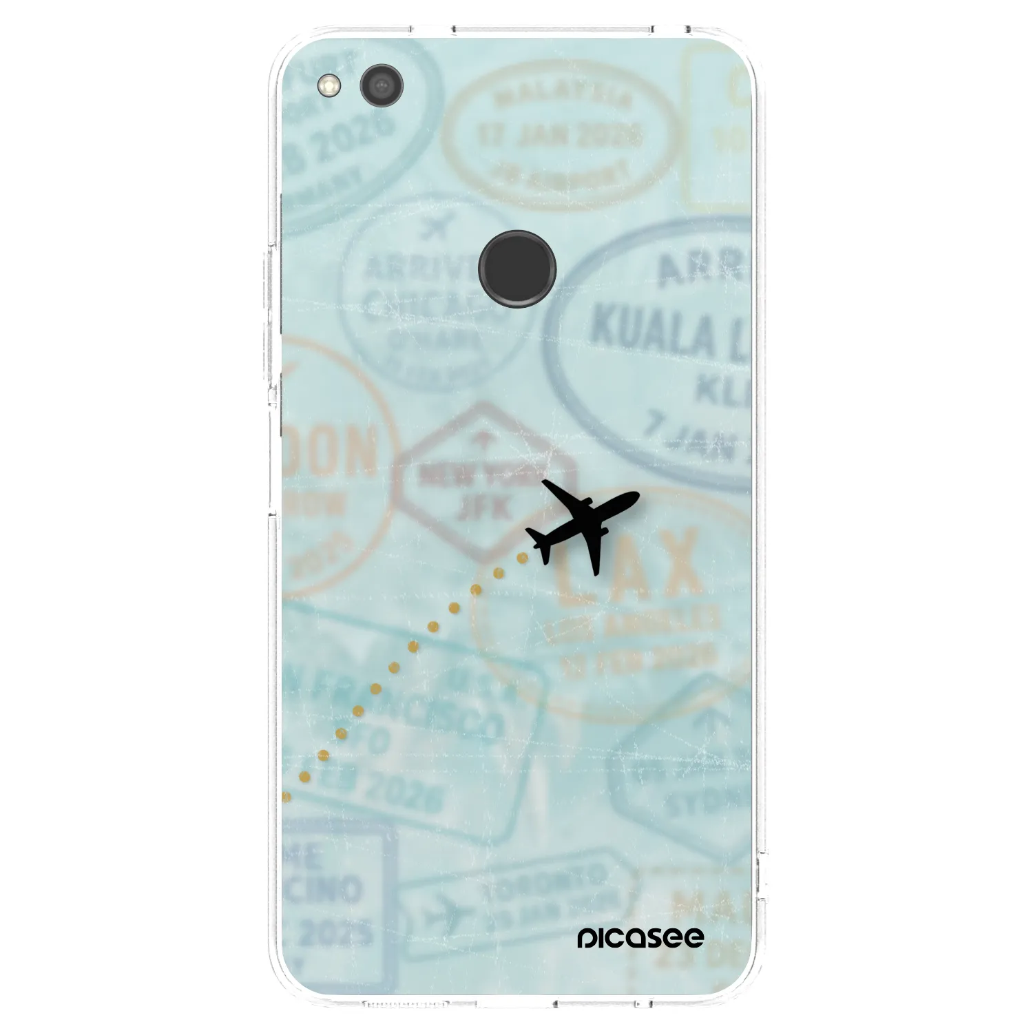 Picasee husă transparentă din silicon pentru Huawei P9 Lite 2017 - FLIGHT PATH