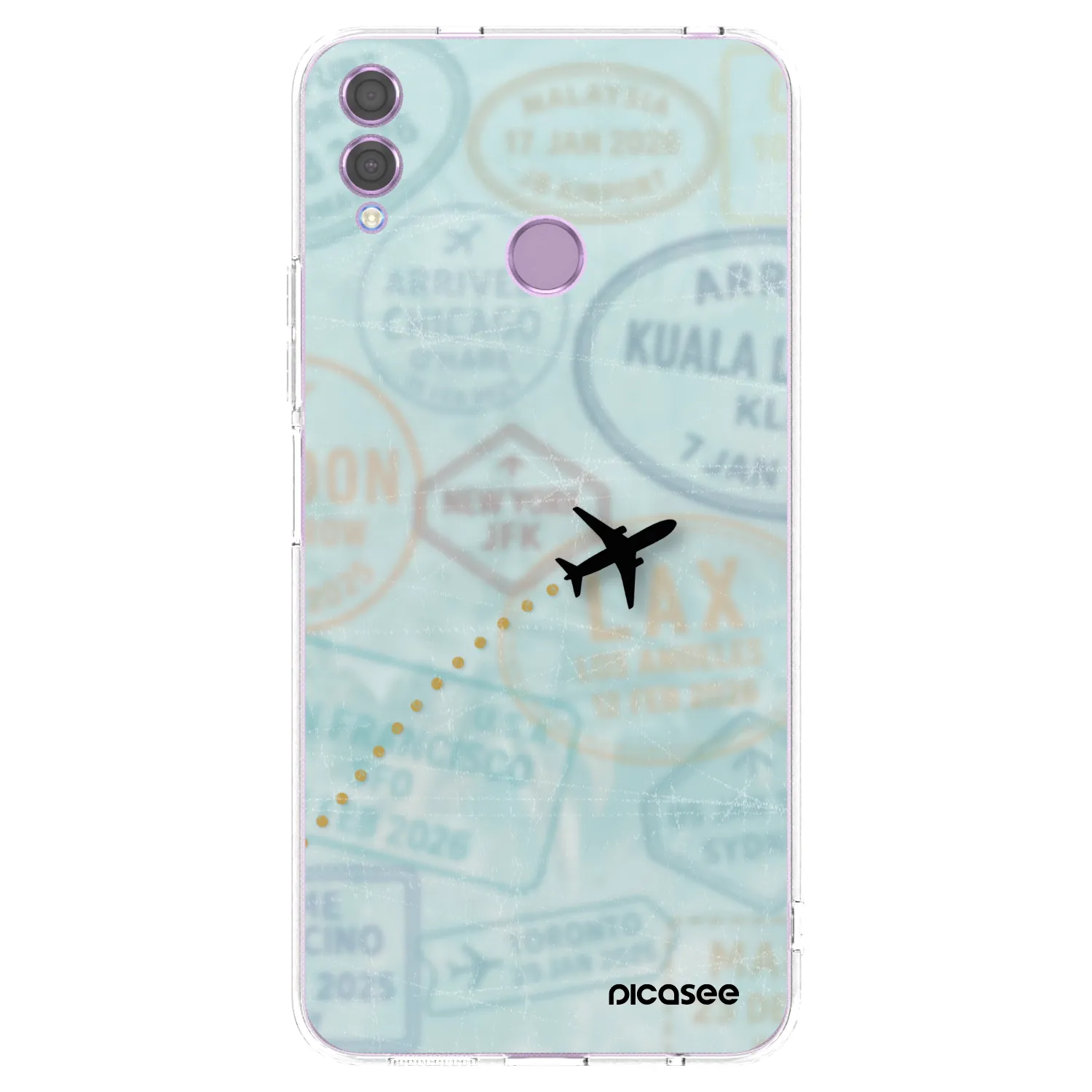 Picasee husă transparentă din silicon pentru Honor 8X - FLIGHT PATH