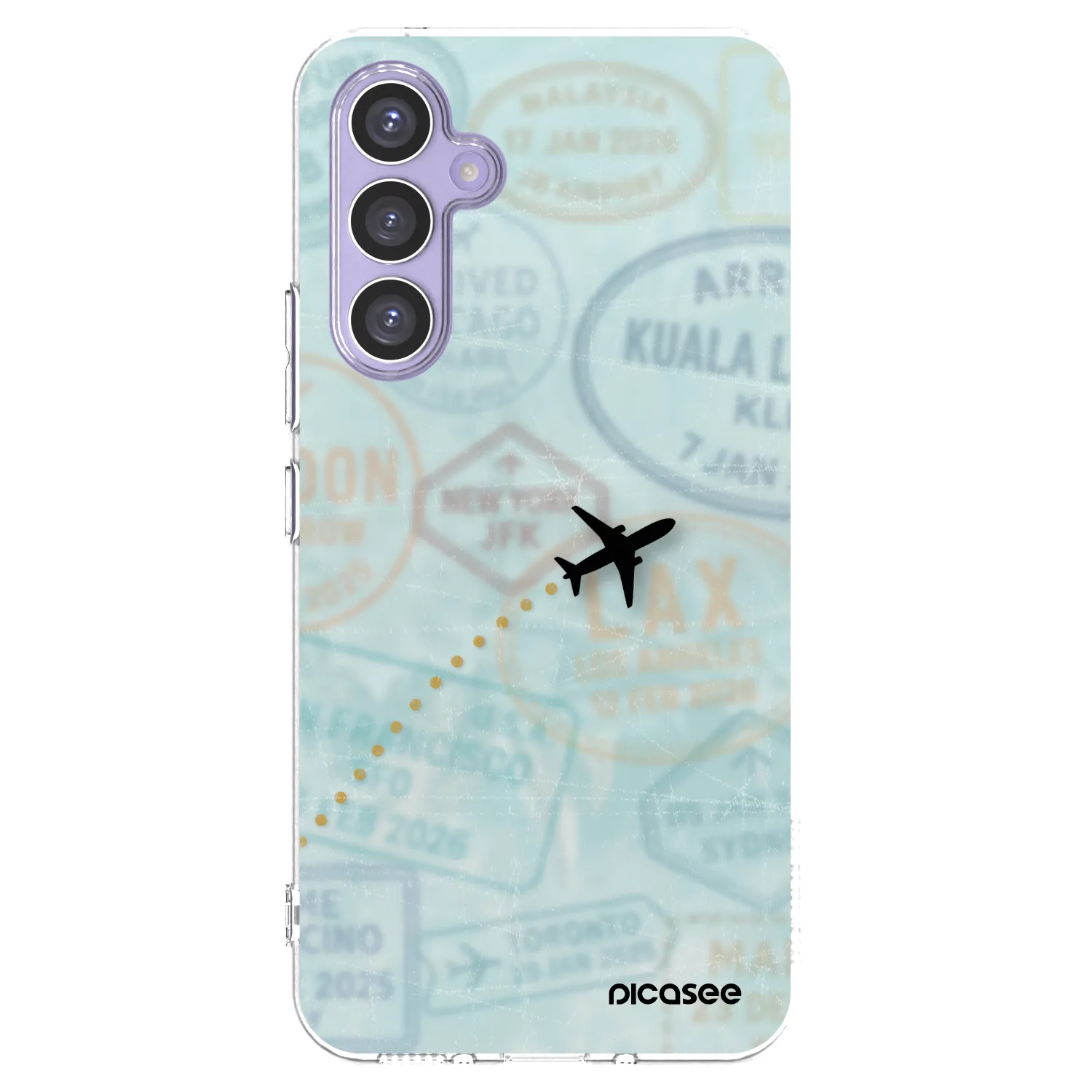 Picasee husă transparentă din silicon pentru Samsung Galaxy A54 5G A546B - FLIGHT PATH