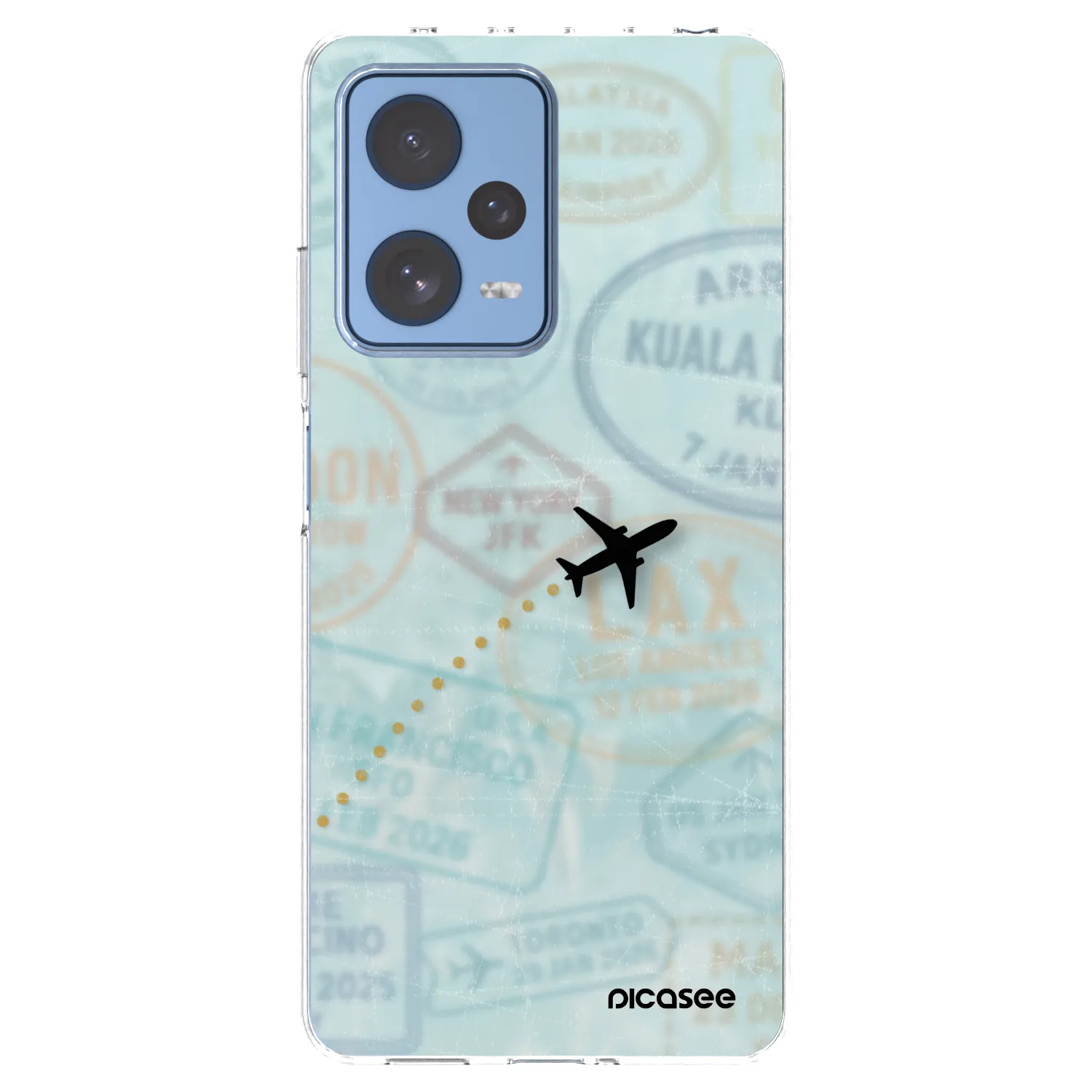 Picasee husă transparentă din silicon pentru Xiaomi Redmi Note 12 Pro 5G - FLIGHT PATH