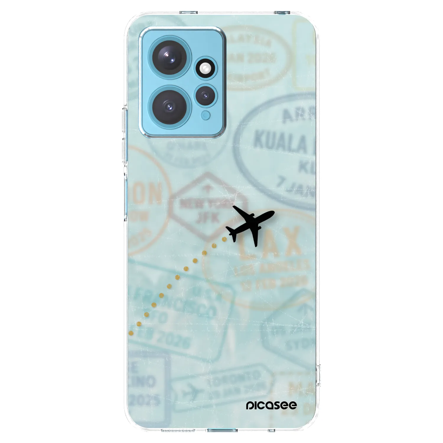 Picasee husă transparentă din silicon pentru Xiaomi Redmi Note 12 4G - FLIGHT PATH