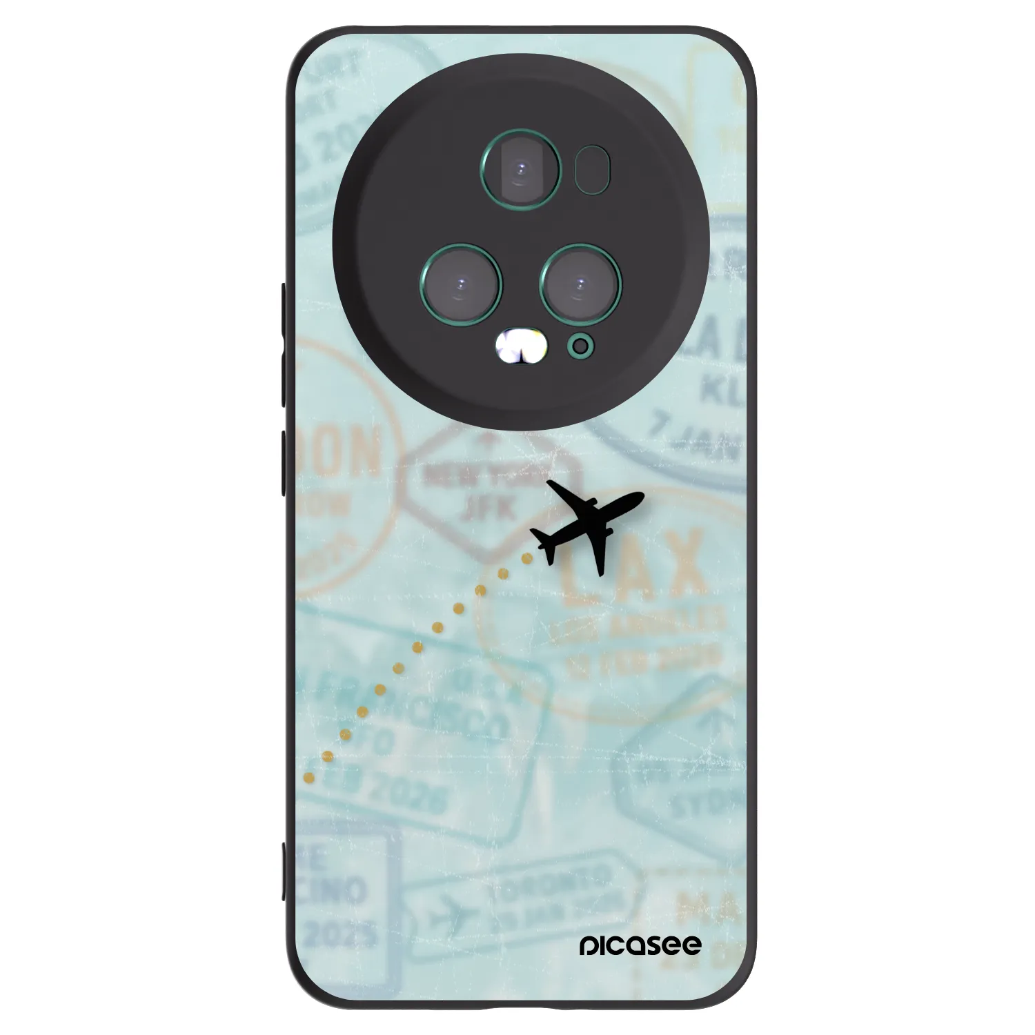 Picasee husă neagră din silicon pentru Honor Magic5 Pro - FLIGHT PATH