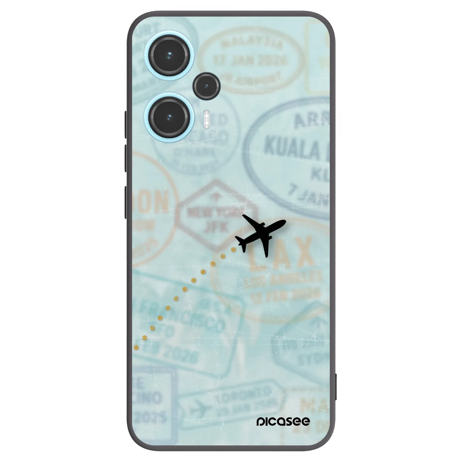 Picasee husă neagră din silicon pentru Xiaomi Poco F5 - FLIGHT PATH