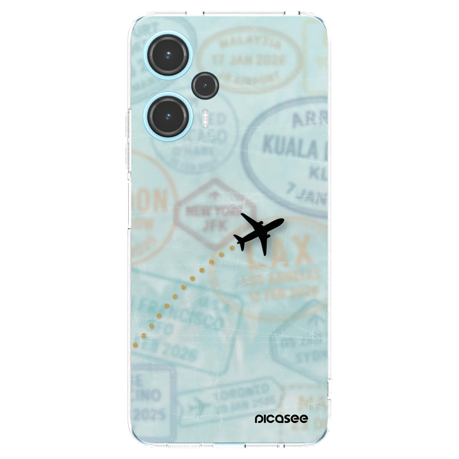 Picasee husă transparentă din silicon pentru Xiaomi Poco F5 - FLIGHT PATH