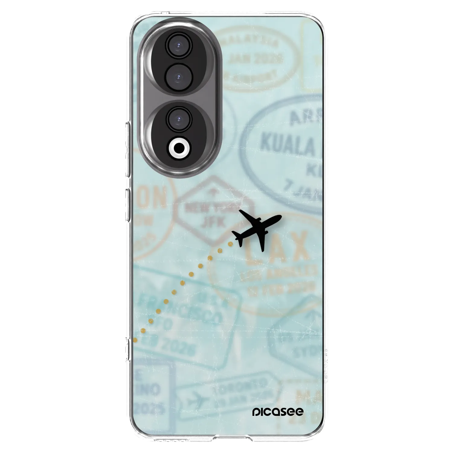 Picasee husă transparentă din silicon pentru Honor 90 5G - FLIGHT PATH