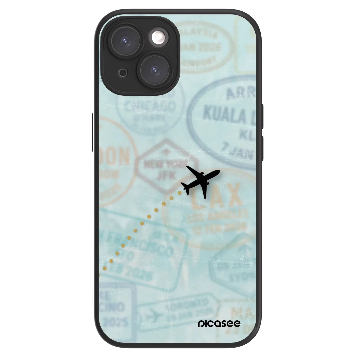 Picasee ULTIMATE CASE MagSafe pentru Apple iPhone 15 - FLIGHT PATH