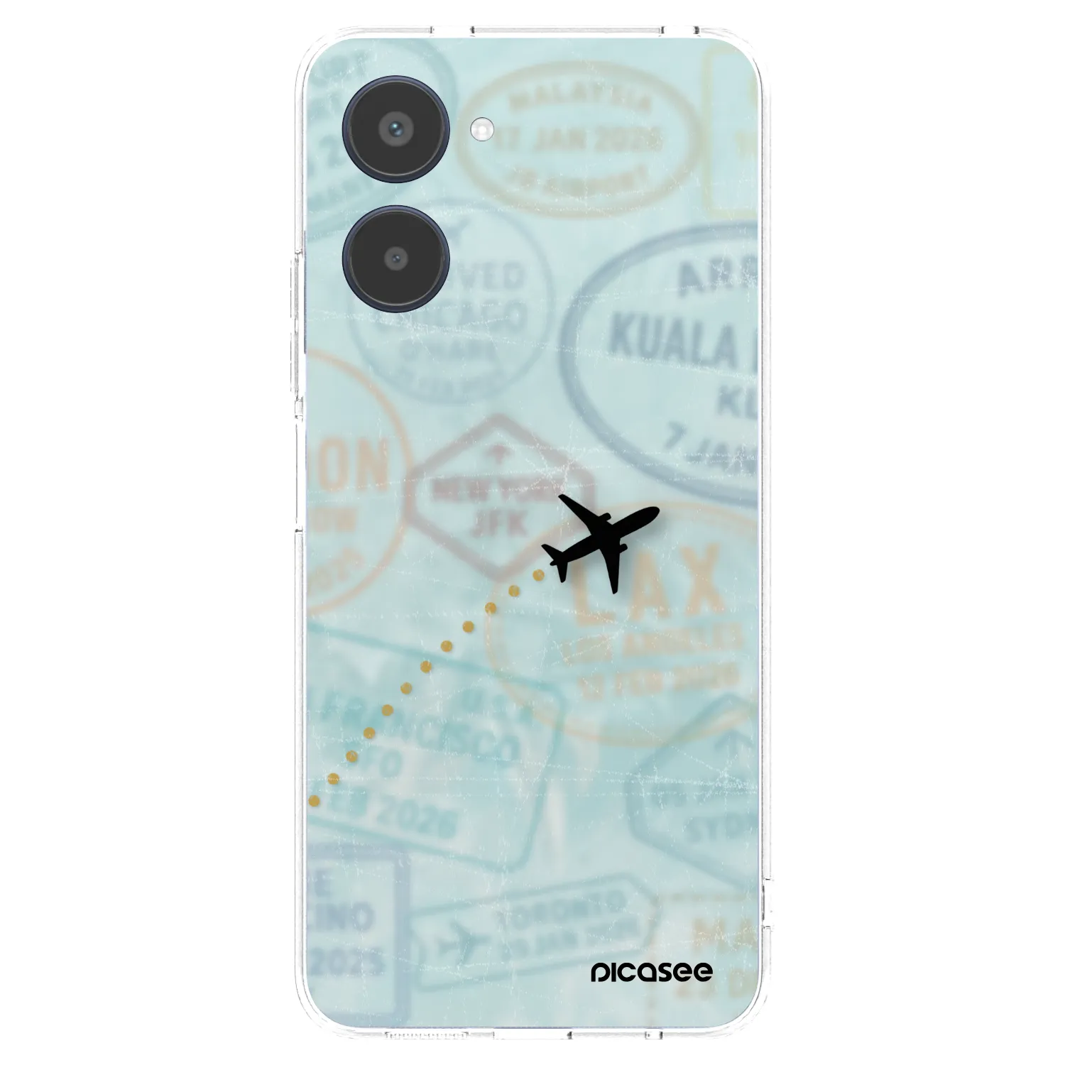 Picasee husă transparentă din silicon pentru Realme 10 4G - FLIGHT PATH