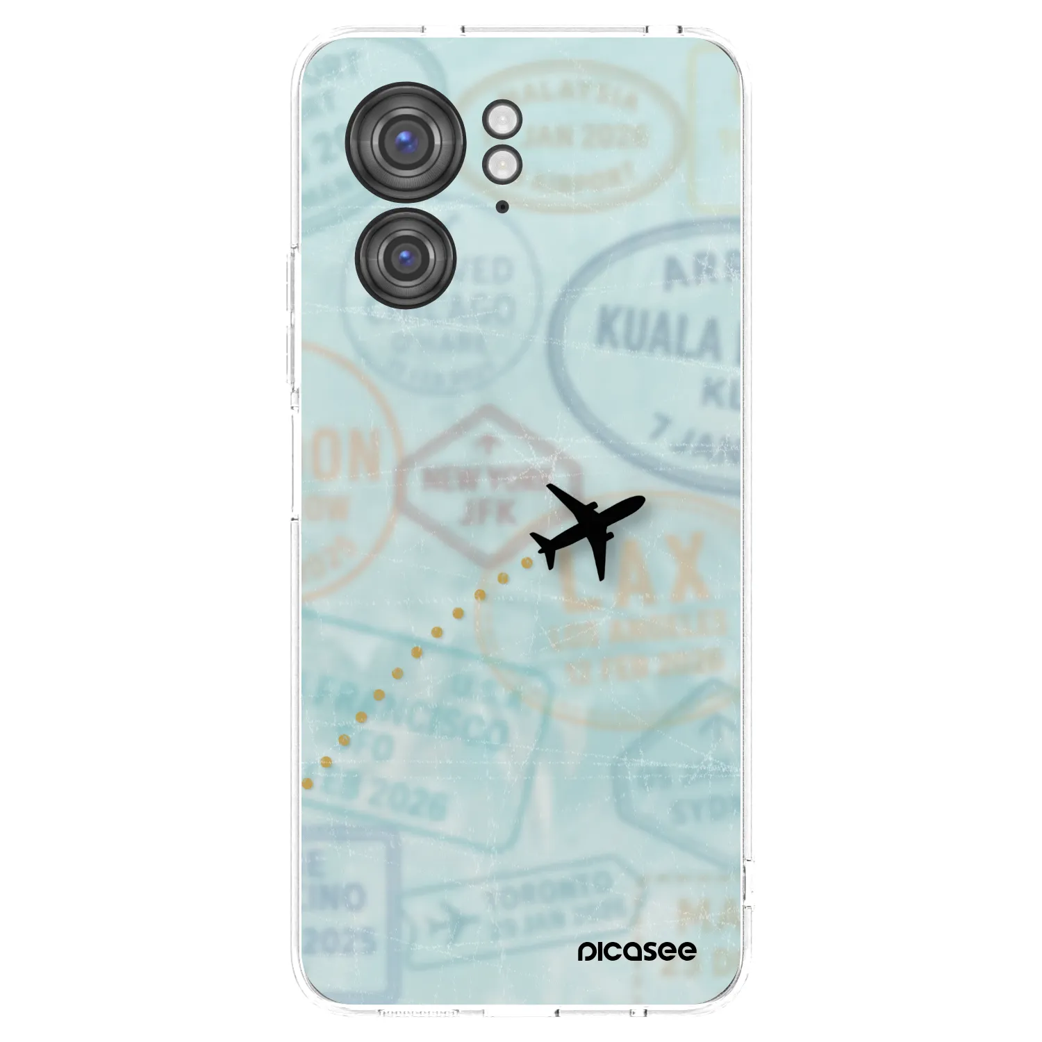 Picasee husă transparentă din silicon pentru Motorola Edge 40 - FLIGHT PATH