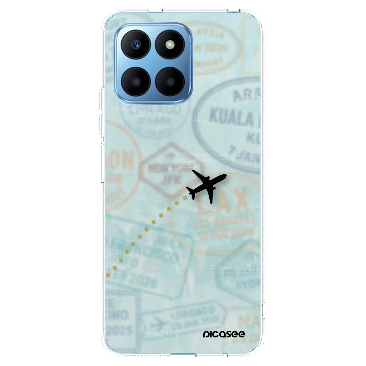 Picasee husă transparentă din silicon pentru Honor 70 Lite - FLIGHT PATH