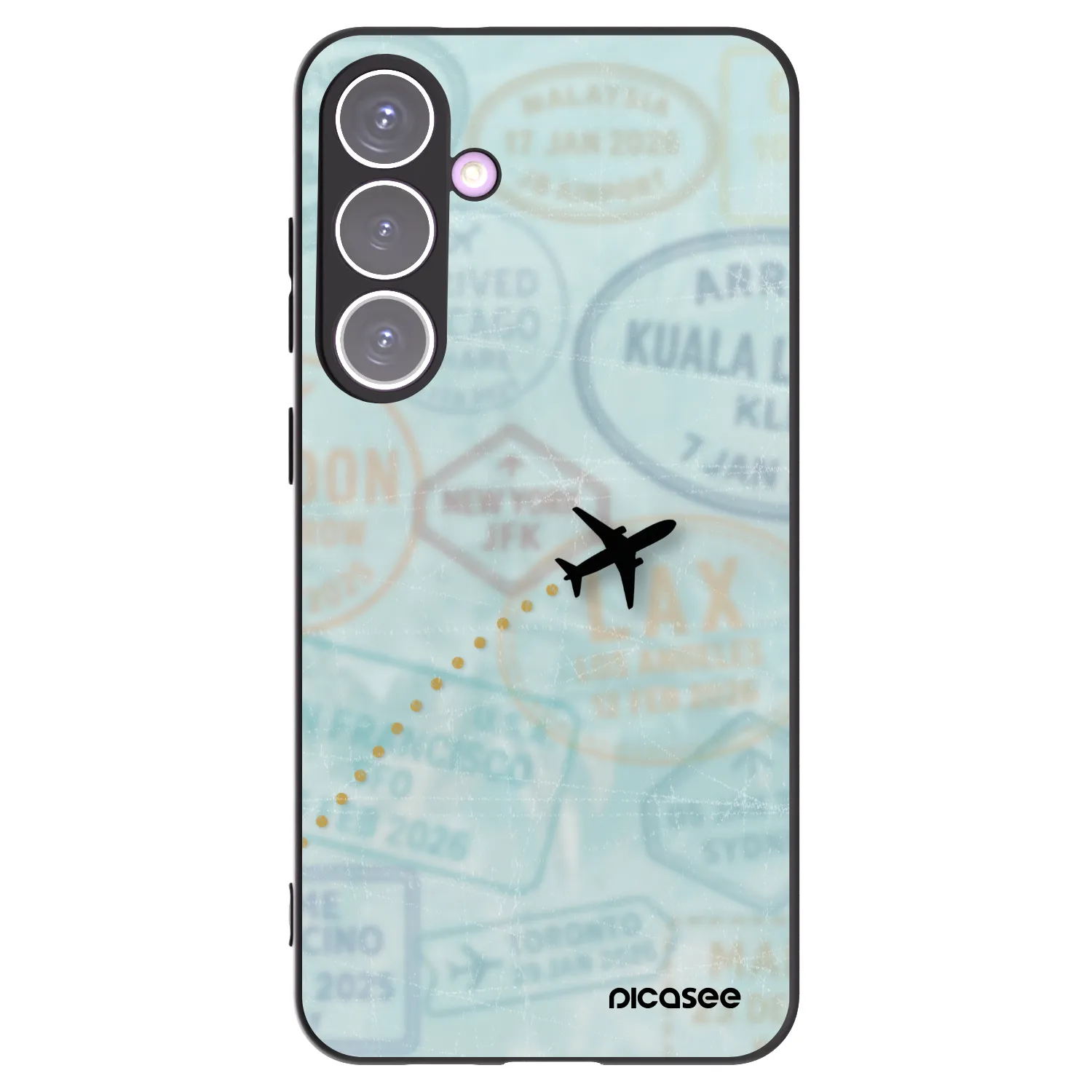Picasee husă neagră din silicon pentru Samsung Galaxy S24+ S926B 5G - FLIGHT PATH