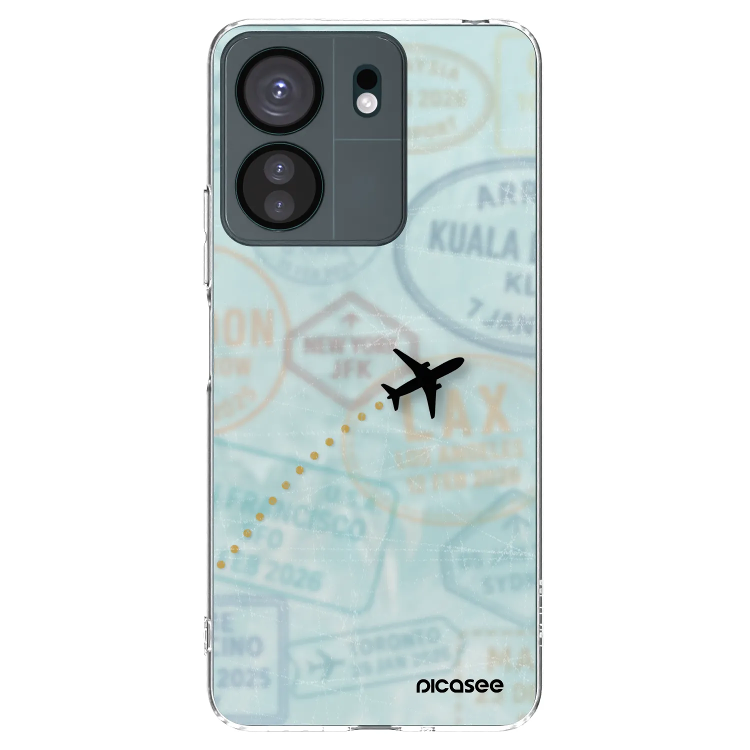 Picasee husă transparentă din silicon pentru Xiaomi Redmi 13C 4G - FLIGHT PATH