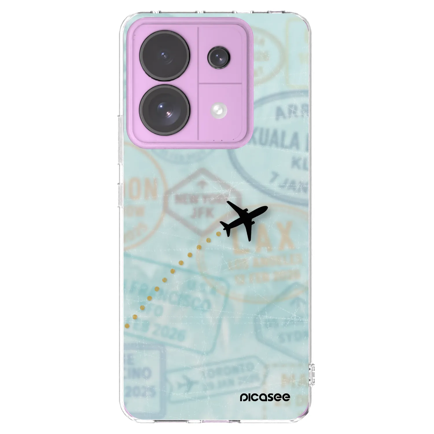 Picasee husă transparentă din silicon pentru Xiaomi Redmi Note 13 Pro 5G - FLIGHT PATH