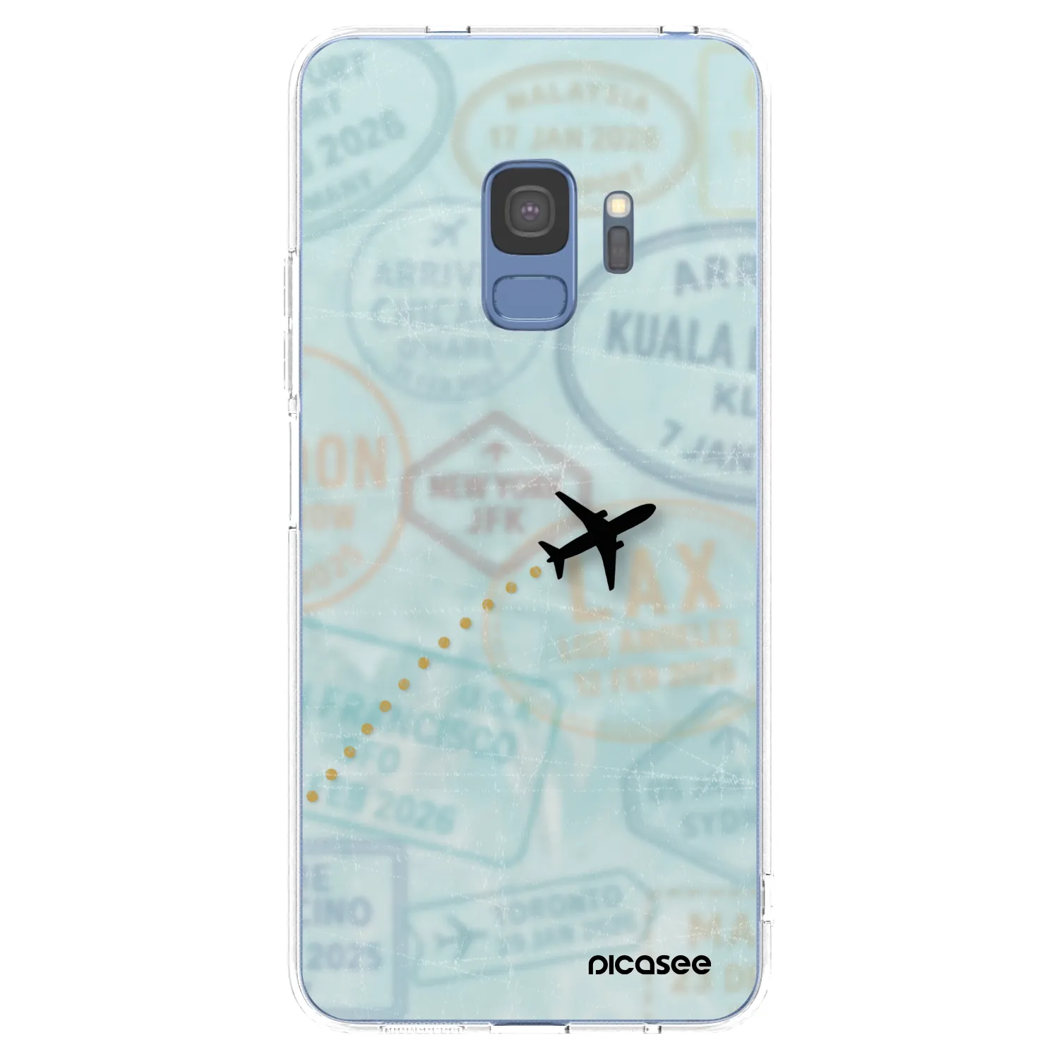 Picasee husă transparentă din silicon pentru Samsung Galaxy S9 G960F - FLIGHT PATH