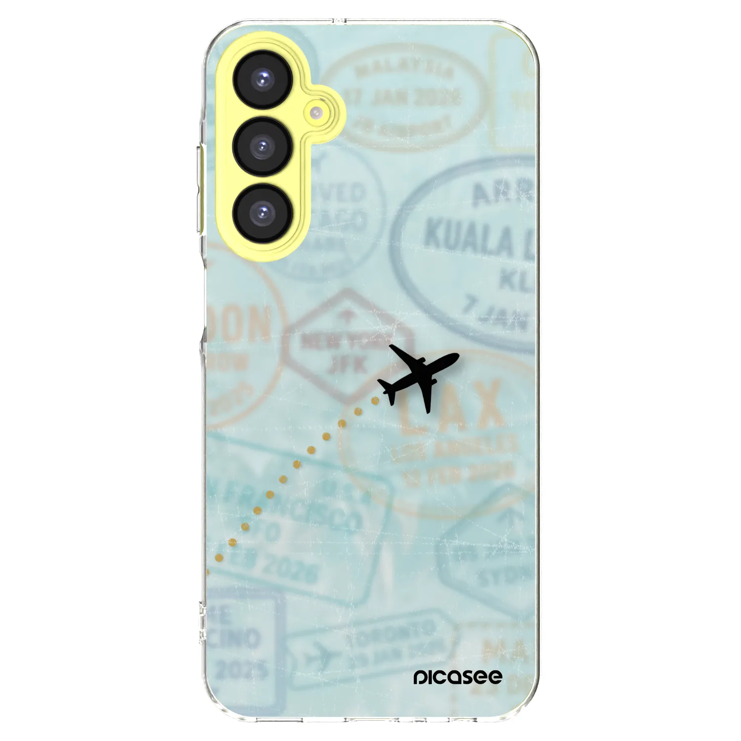 Picasee husă transparentă din silicon pentru Samsung Galaxy A25 A256B 5G - FLIGHT PATH