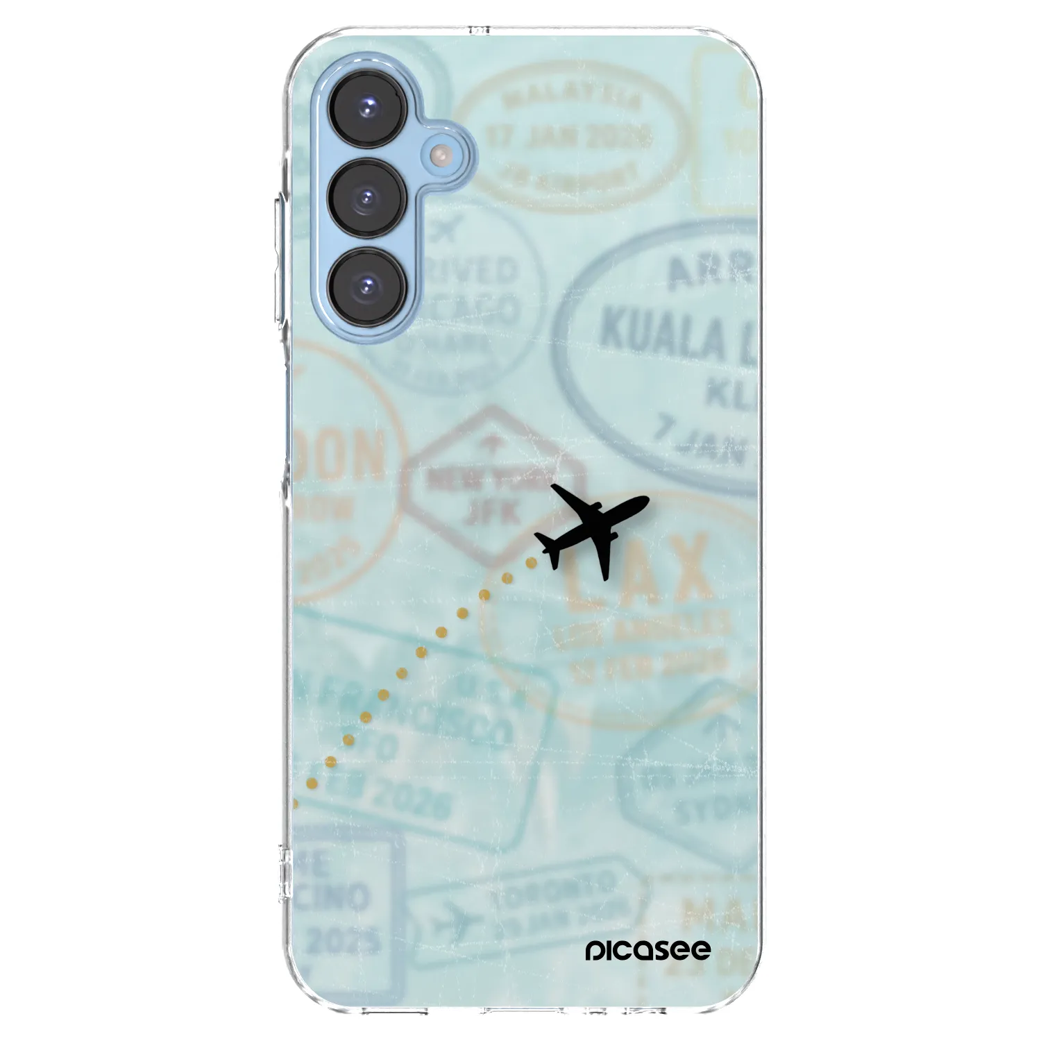 Picasee husă transparentă din silicon pentru Samsung Galaxy A15 A156B 5G - FLIGHT PATH