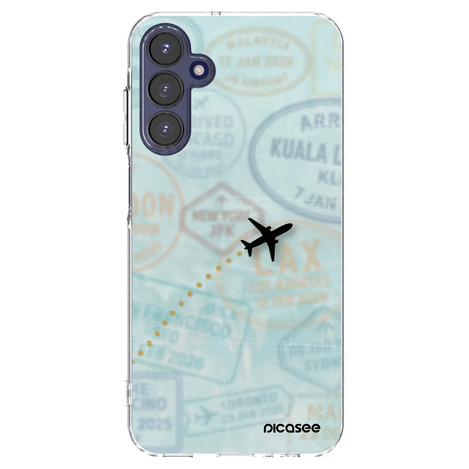 Picasee husă transparentă din silicon pentru Samsung Galaxy A15 A155F 4G - FLIGHT PATH