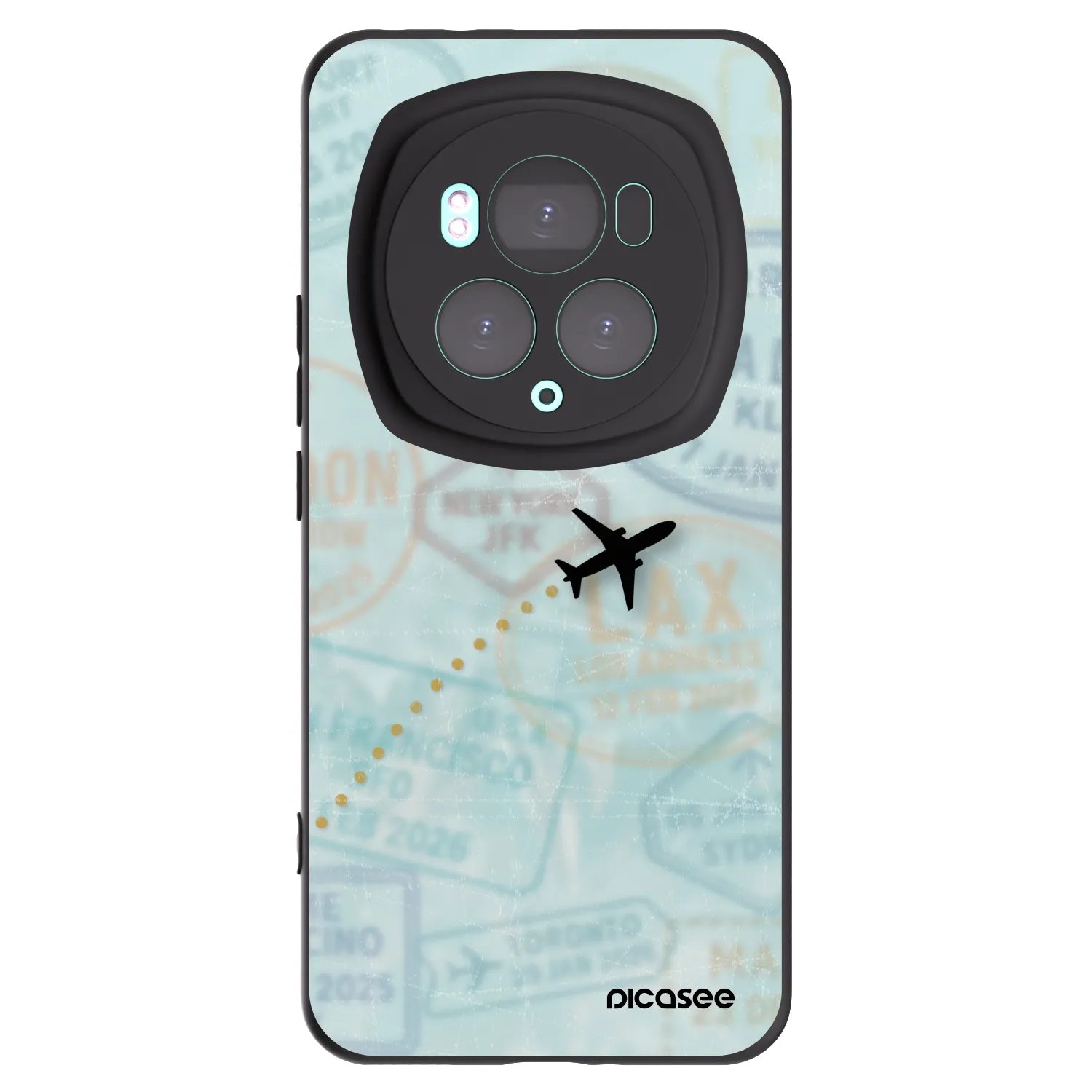 Picasee husă neagră din silicon pentru Honor Magic6 Pro - FLIGHT PATH
