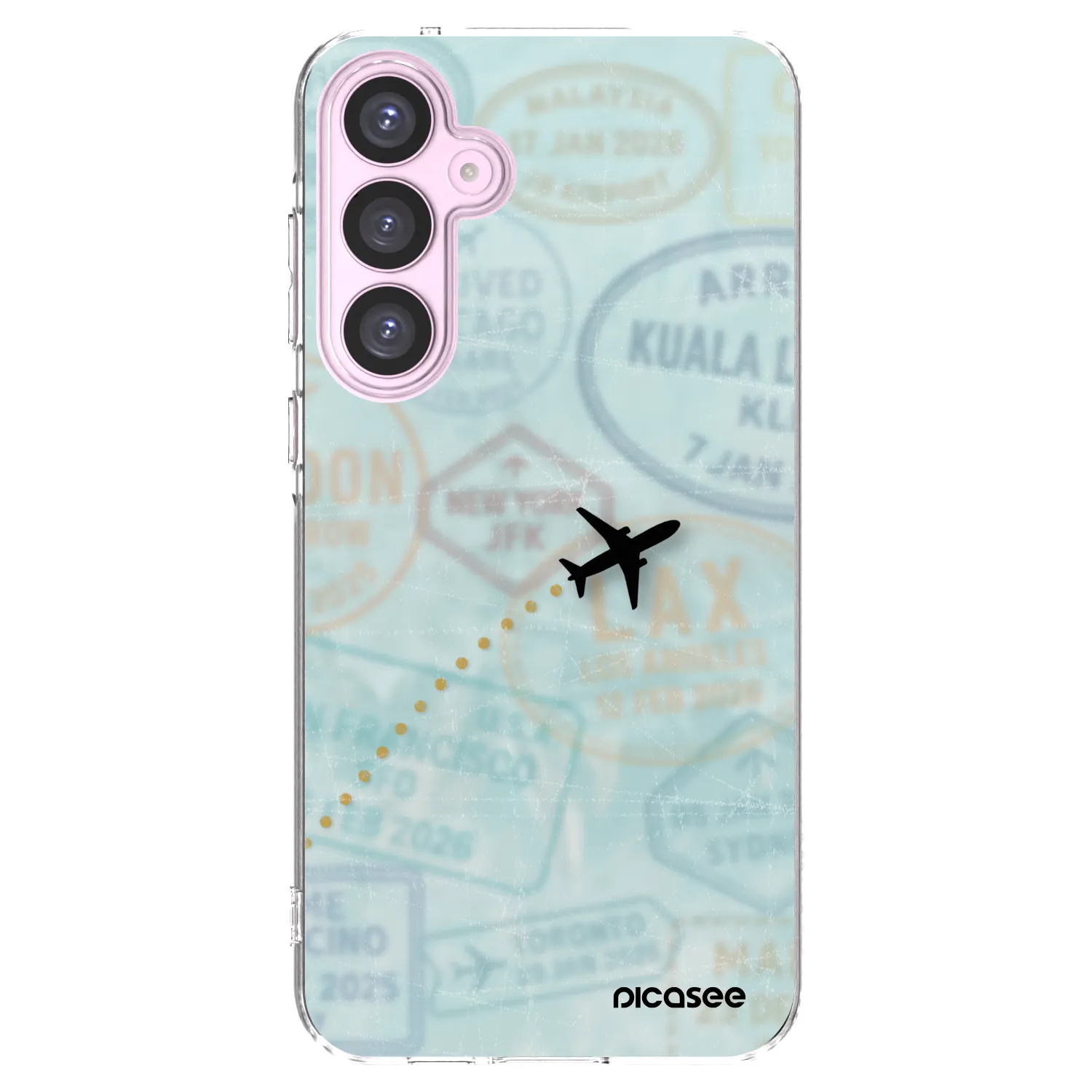 Picasee husă transparentă din silicon pentru Samsung Galaxy A55 5G A556B - FLIGHT PATH