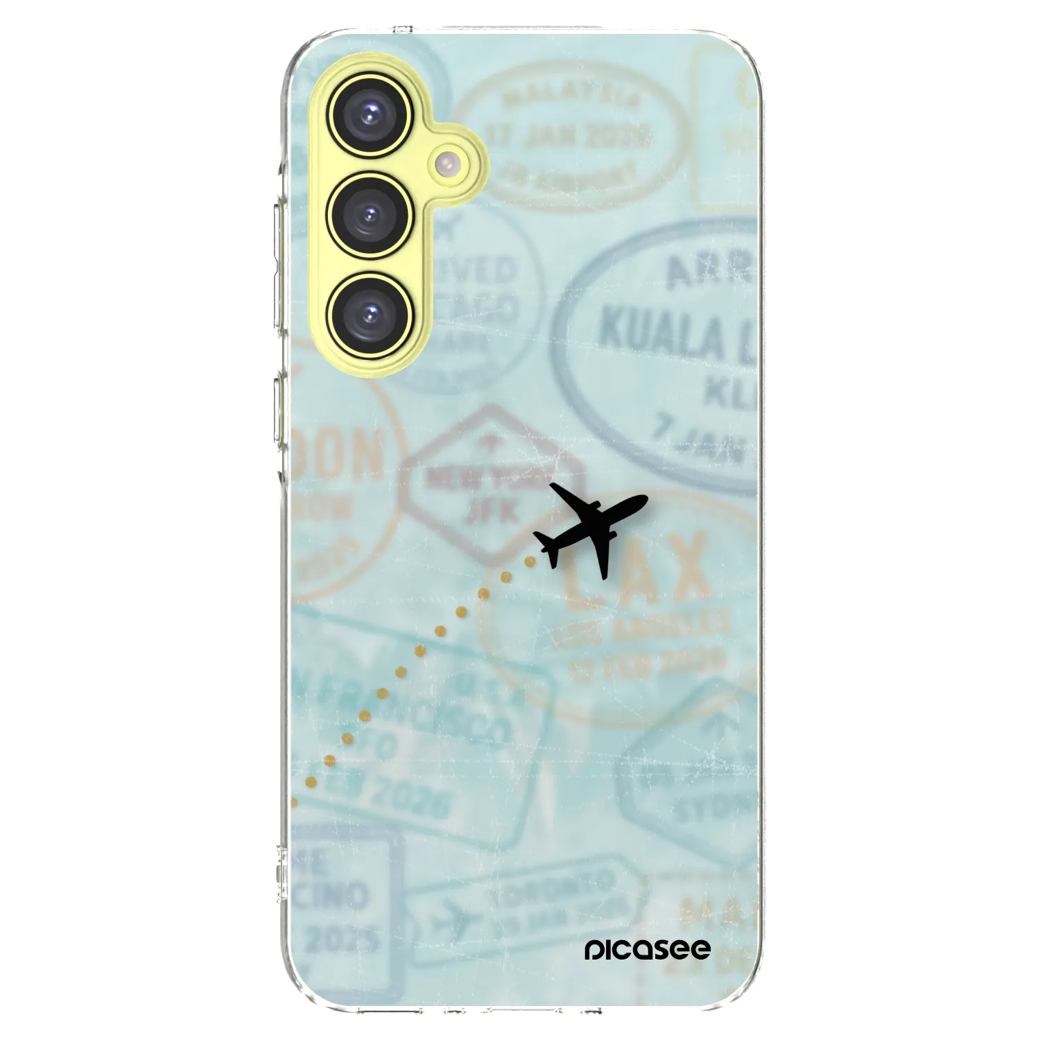Picasee husă transparentă din silicon pentru Samsung Galaxy A35 5G A356B - FLIGHT PATH