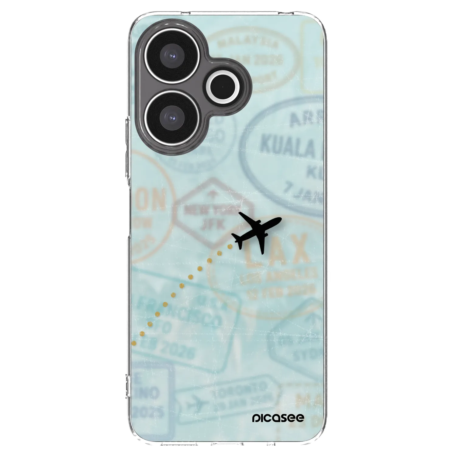 Picasee husă transparentă din silicon pentru Xiaomi Redmi 13 4G - FLIGHT PATH