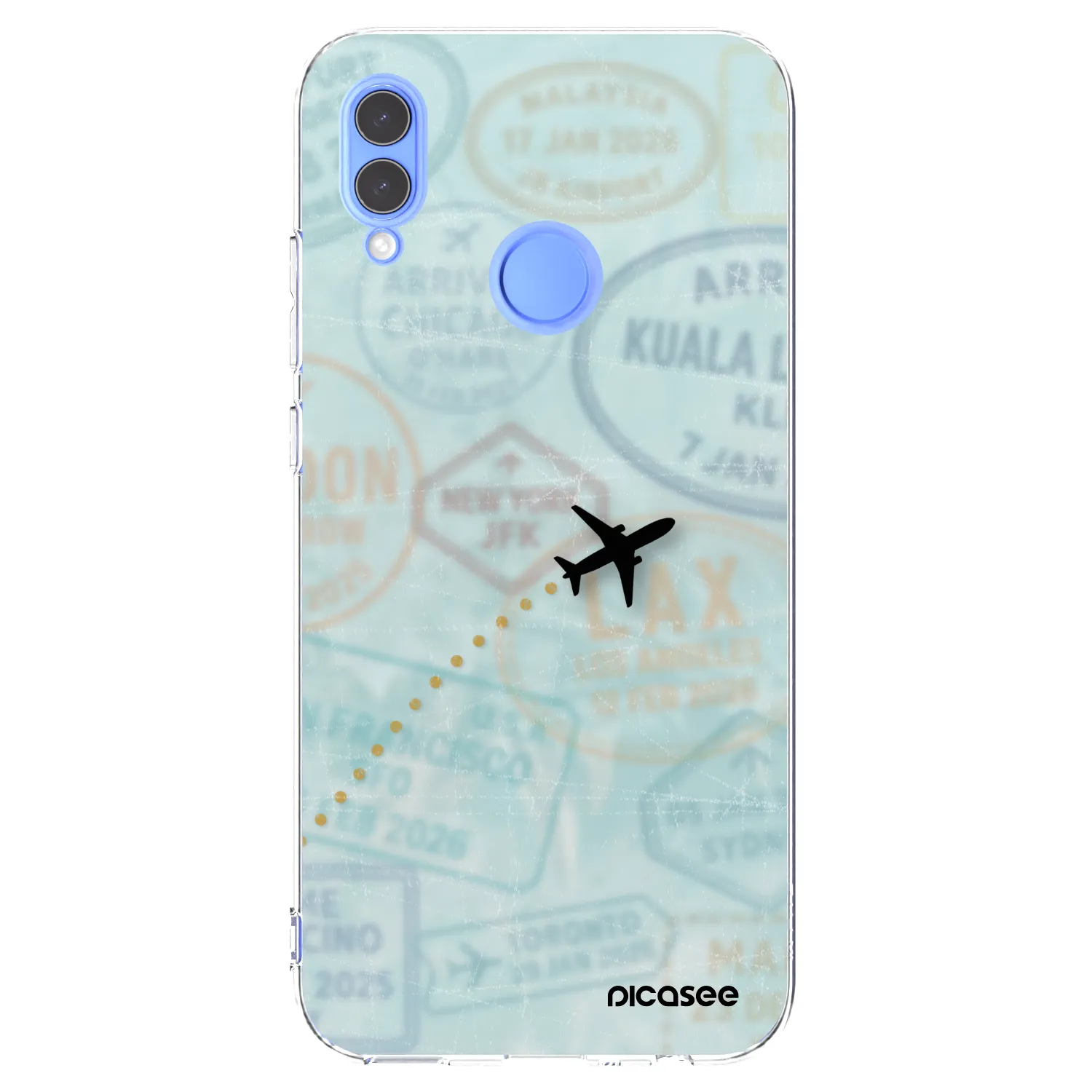 Picasee husă transparentă din silicon pentru Honor 10 Lite - FLIGHT PATH