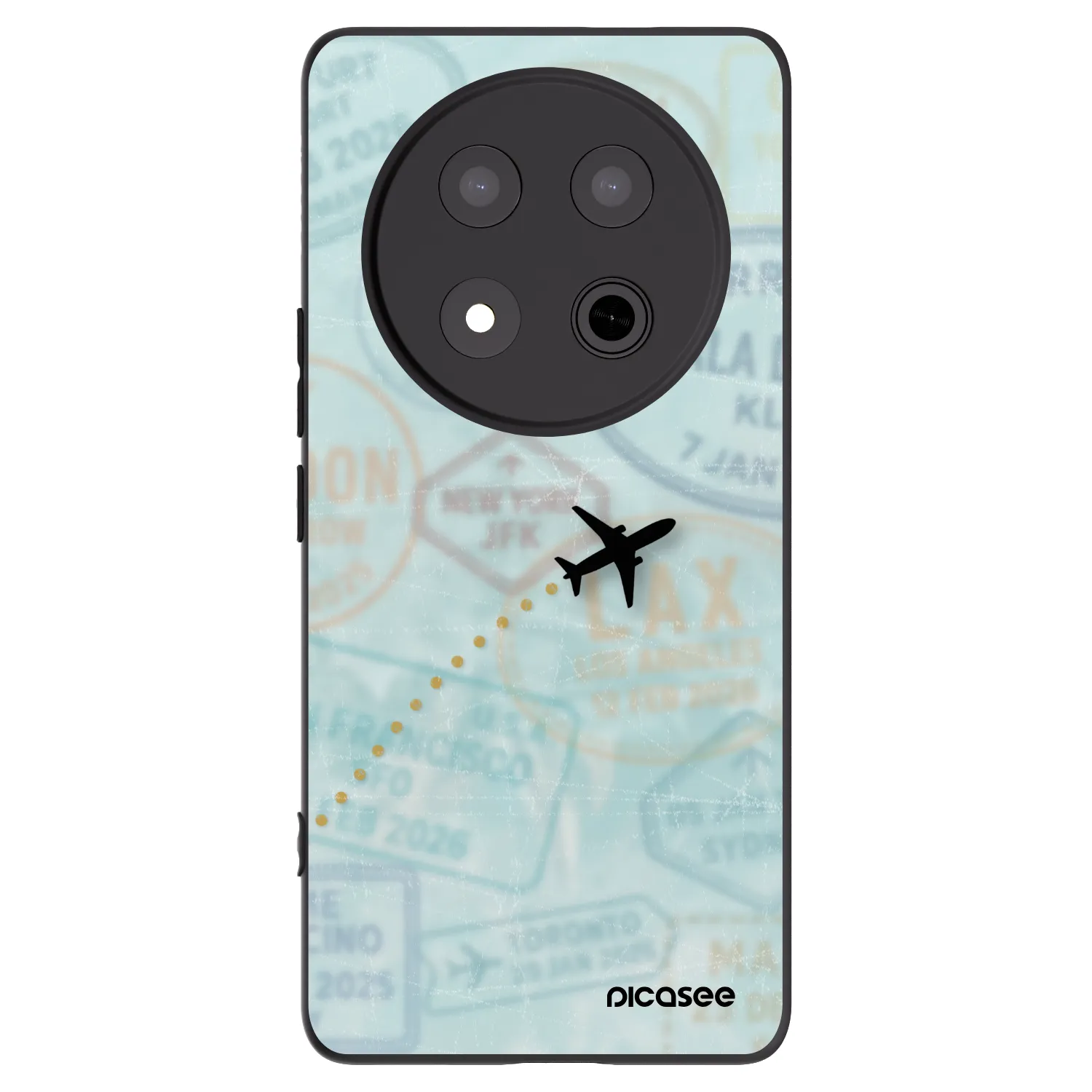 Picasee husă neagră din silicon pentru Honor Magic7 Lite 5G - FLIGHT PATH