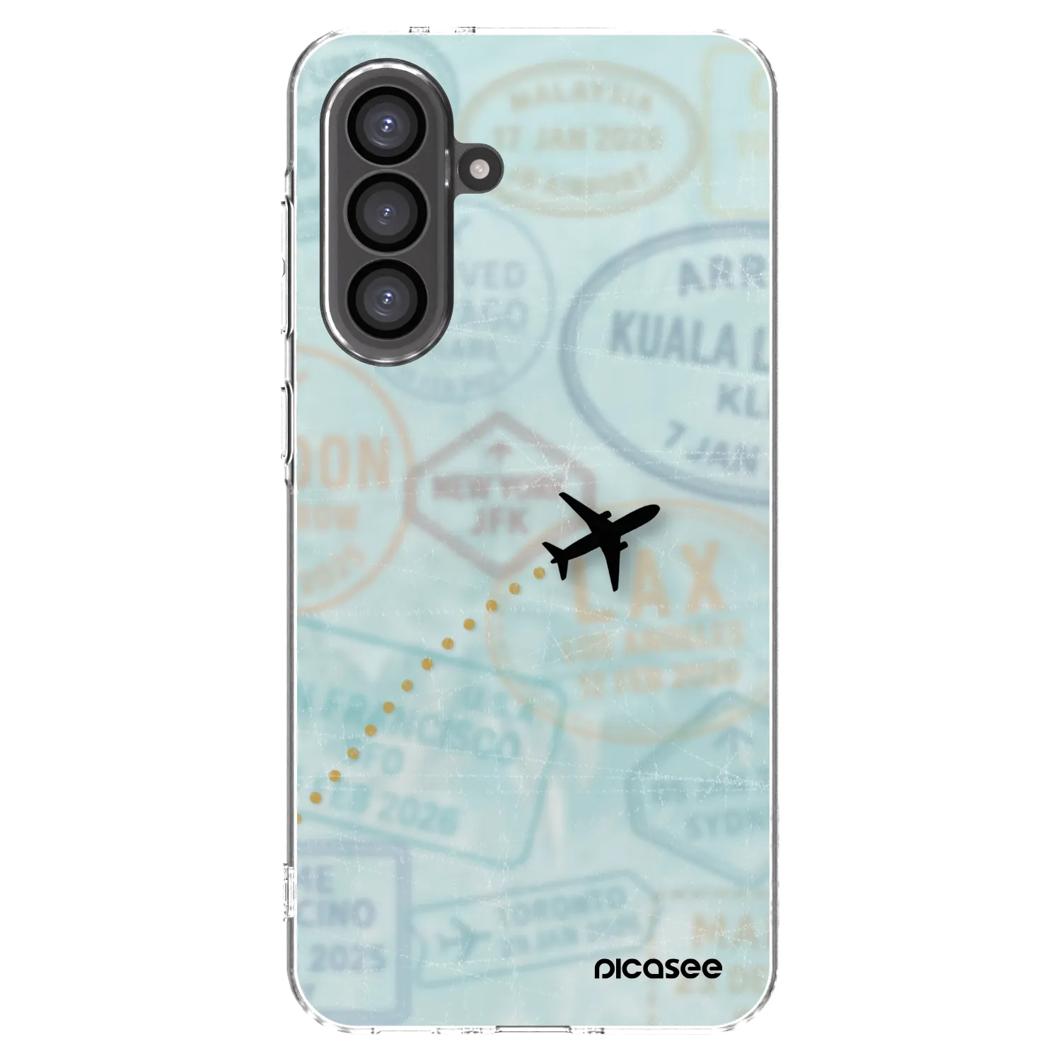 Picasee husă transparentă din silicon pentru Samsung Galaxy A56 5G A566B - FLIGHT PATH