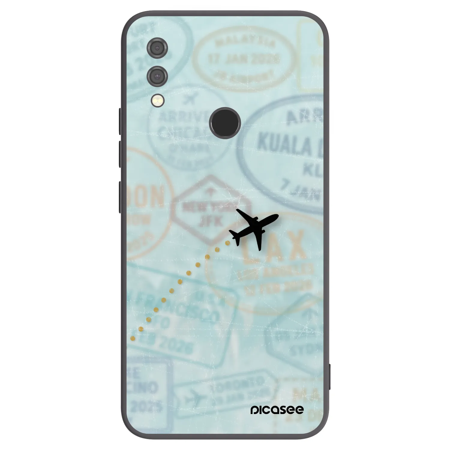 Picasee husă neagră din silicon pentru Xiaomi Redmi Note 7 - FLIGHT PATH