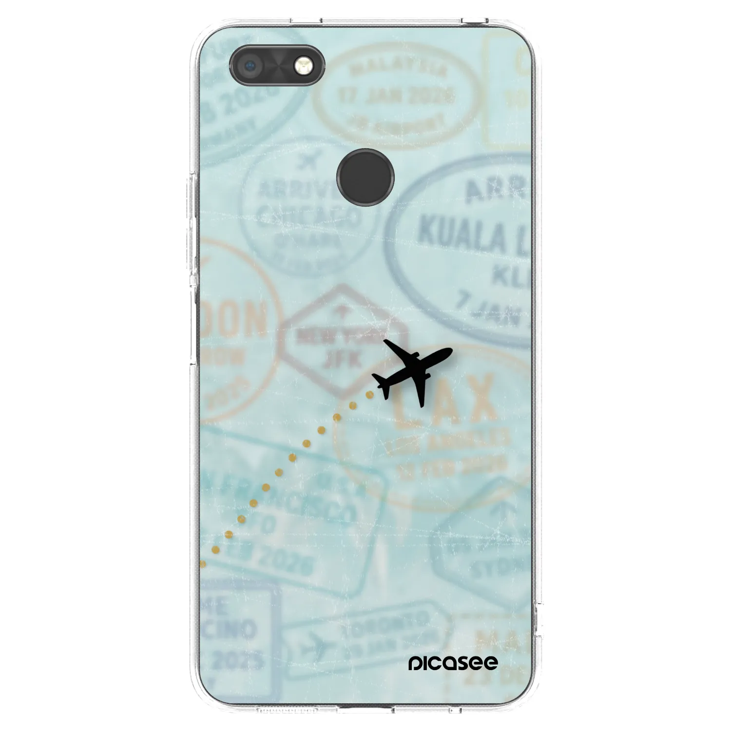 Picasee husă transparentă din silicon pentru Huawei P9 Lite Mini - FLIGHT PATH