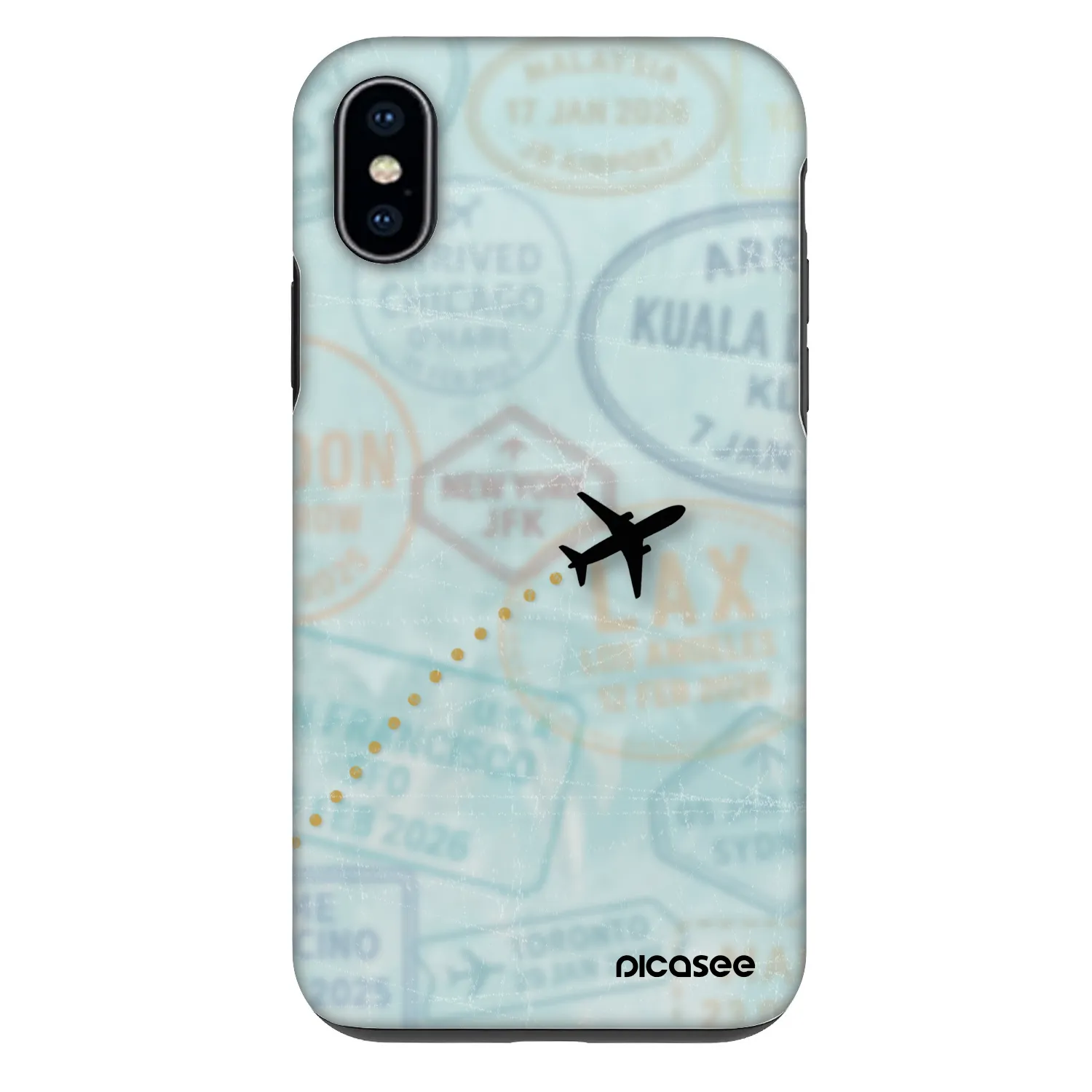 Picasee Fashion Case pentru Apple iPhone X/XS - FLIGHT PATH