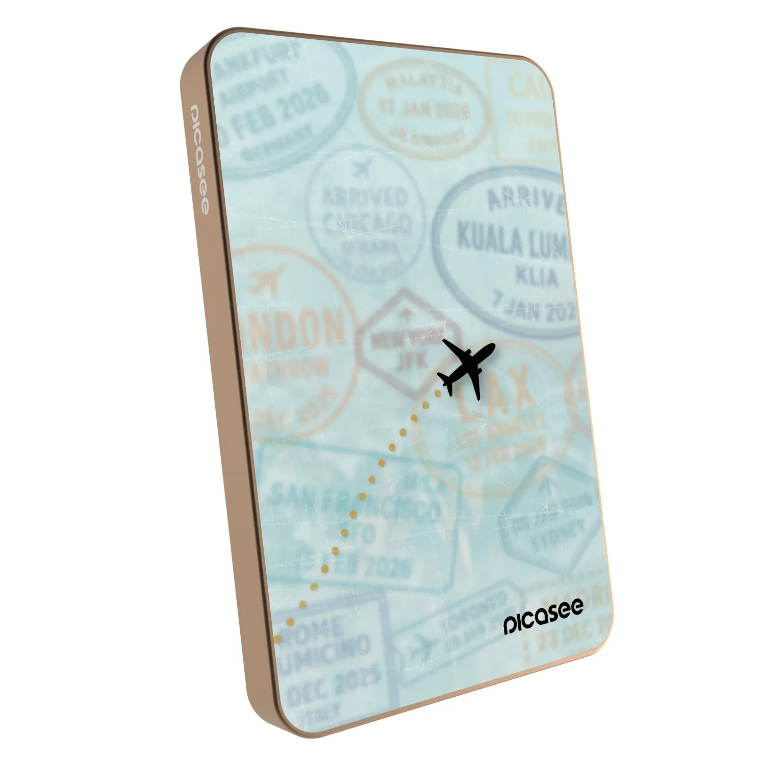 Picasee Powerbank cu MagSafe 5 000 mAh De aur - FLIGHT PATH