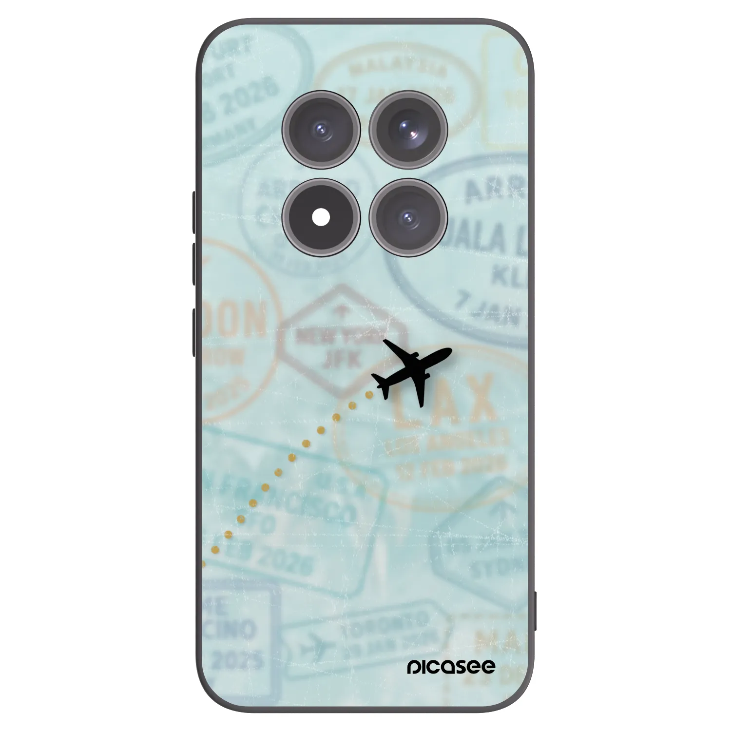 Picasee husă neagră din silicon pentru Xiaomi Redmi Note 15 Pro+ - FLIGHT PATH