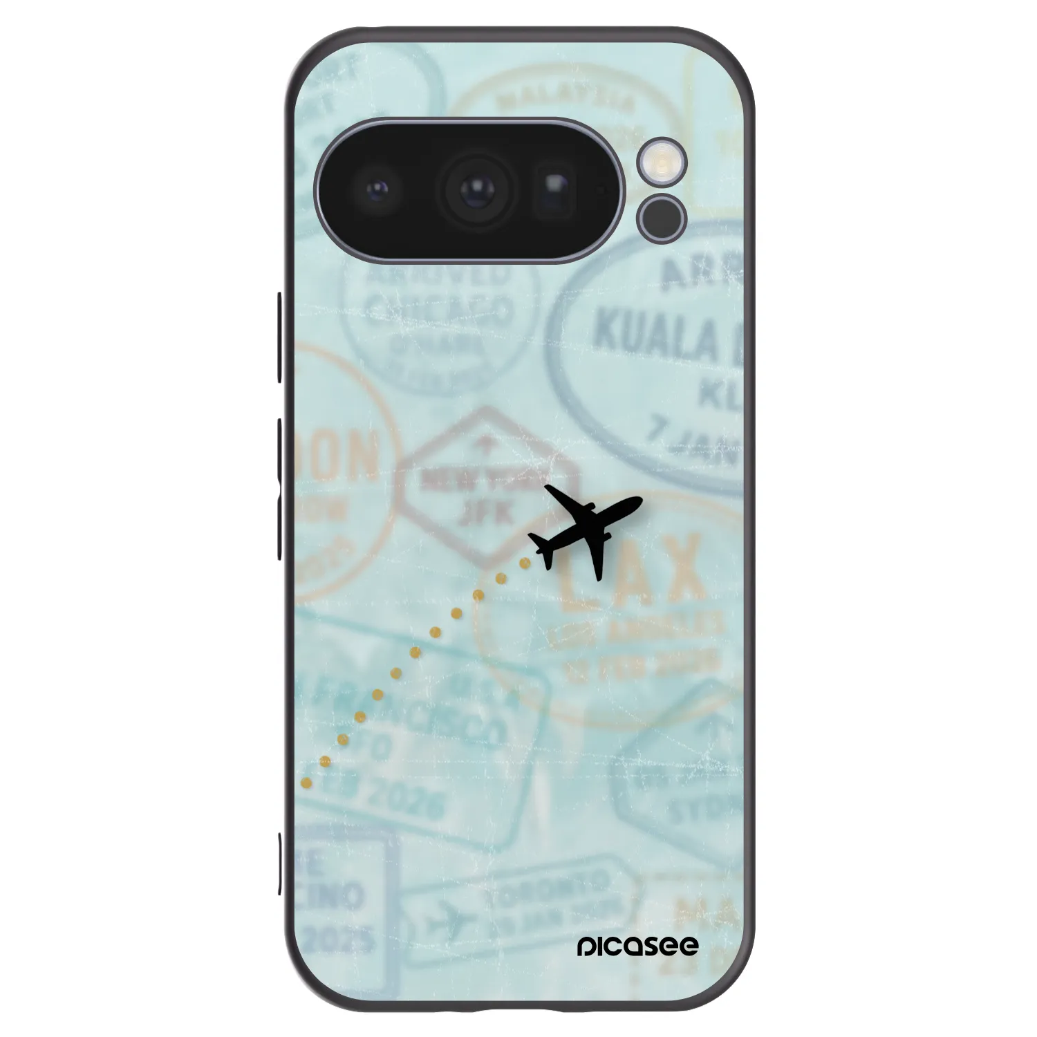 Picasee husă neagră din silicon pentru Google Pixel 10 Pro - FLIGHT PATH