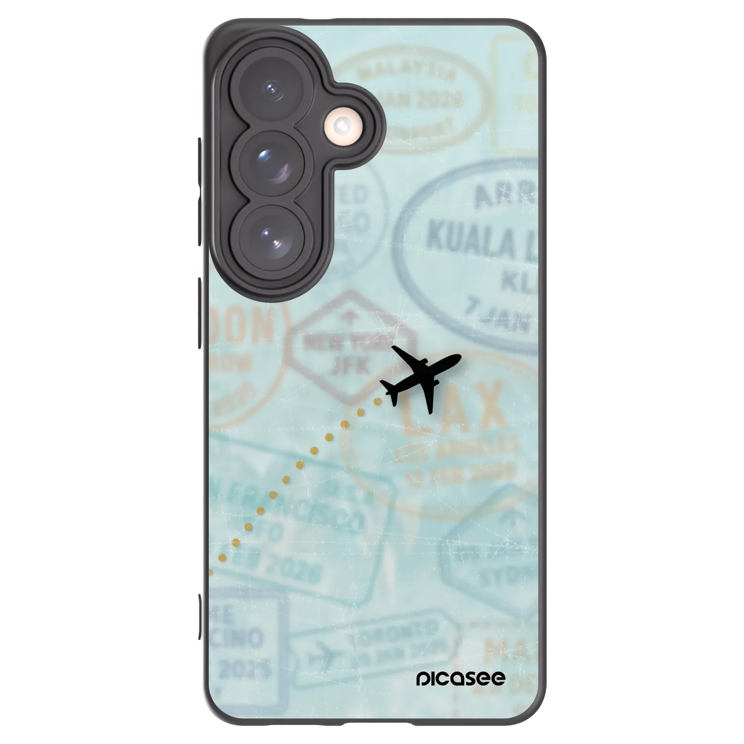 Picasee husă neagră din silicon pentru Samsung Galaxy S26 - FLIGHT PATH