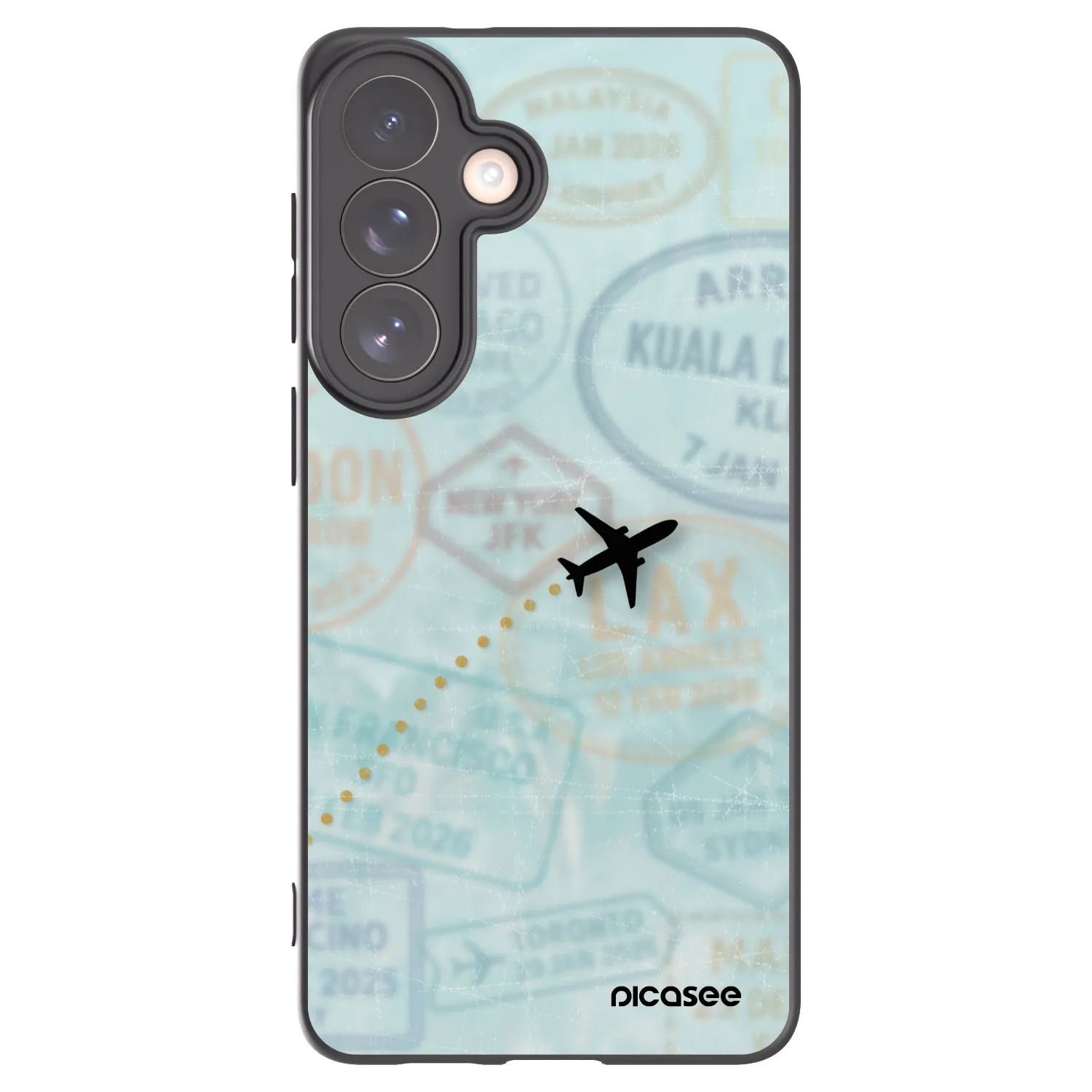 Picasee husă neagră din silicon pentru Samsung Galaxy S26+ - FLIGHT PATH