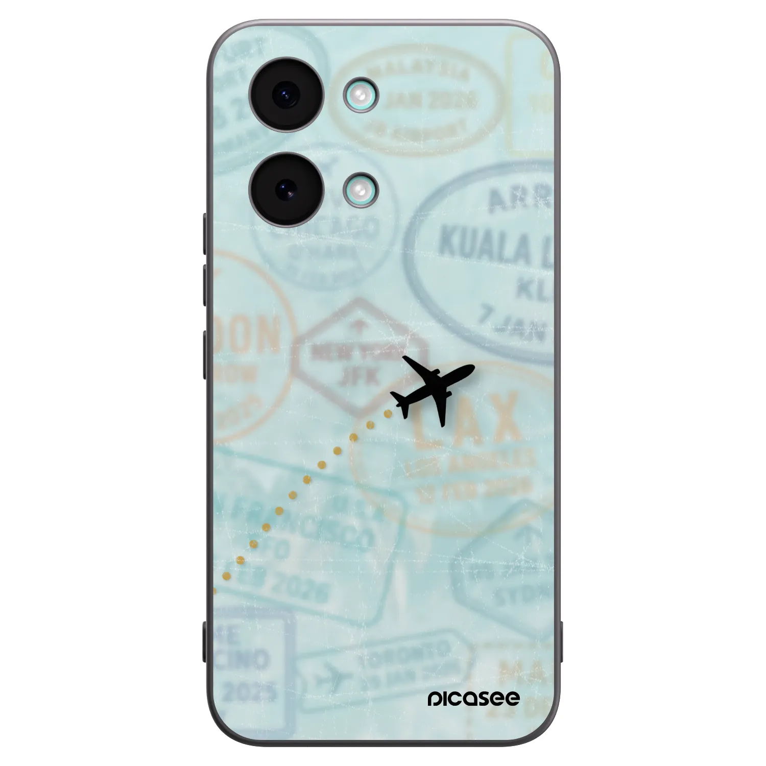 Picasee husă neagră din silicon pentru Xiaomi Poco X8 Pro Max - FLIGHT PATH