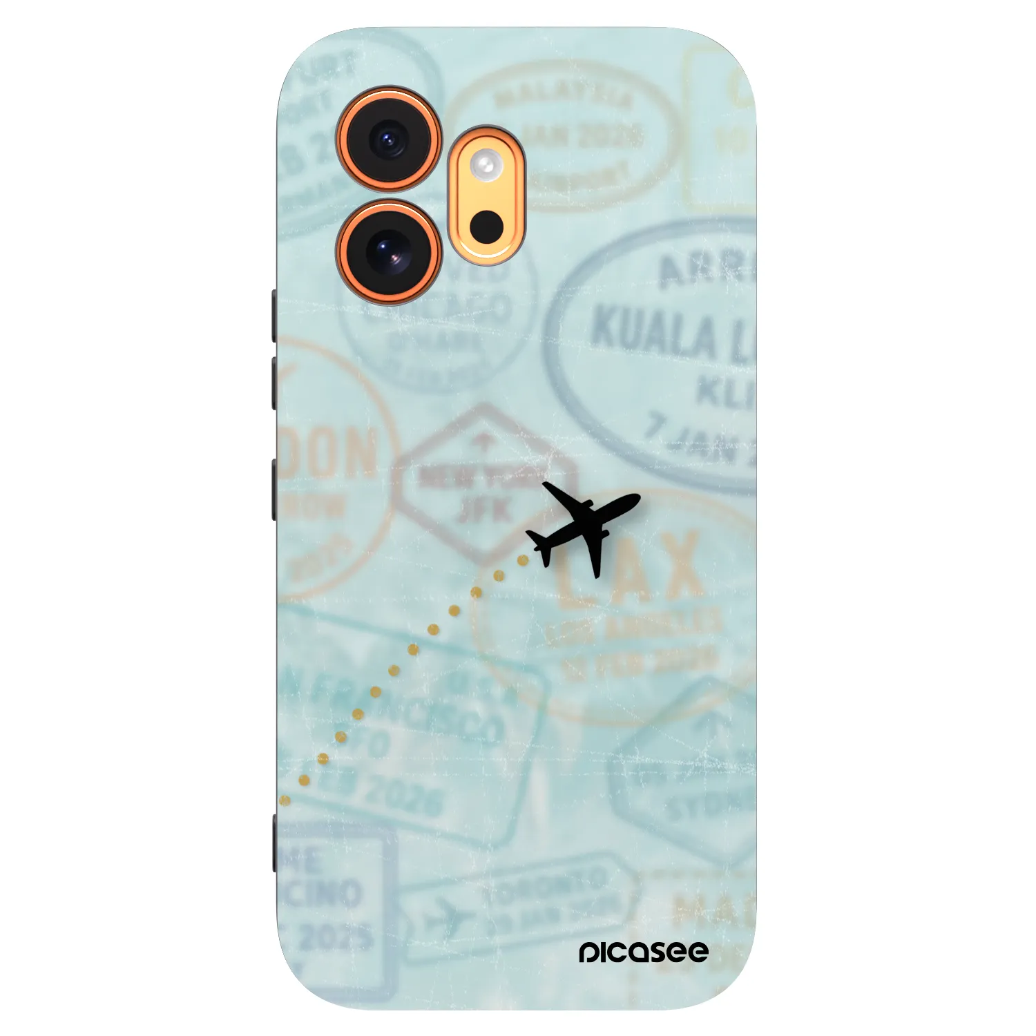 Picasee husă neagră din silicon pentru Honor 600 - FLIGHT PATH