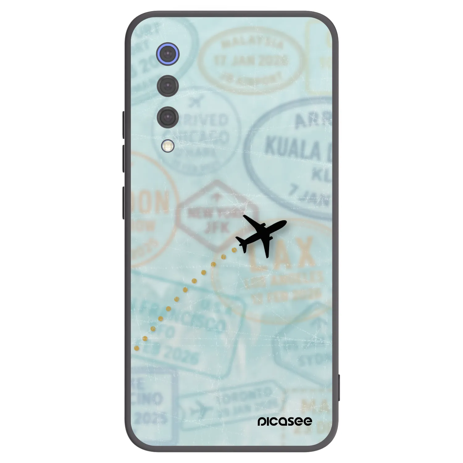 Picasee husă neagră din silicon pentru Xiaomi Mi 9 SE - FLIGHT PATH