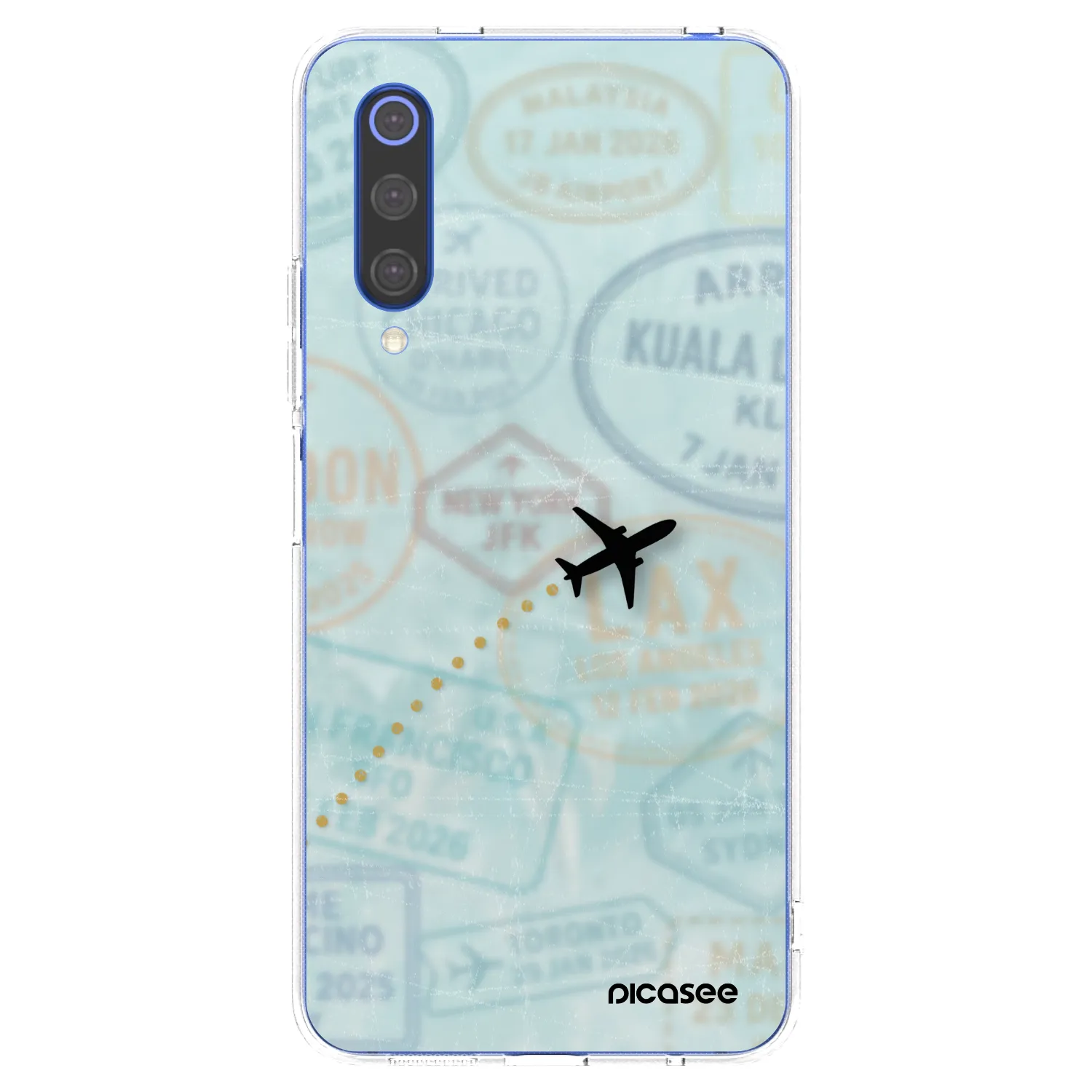 Picasee husă transparentă din silicon pentru Xiaomi Mi 9 SE - FLIGHT PATH