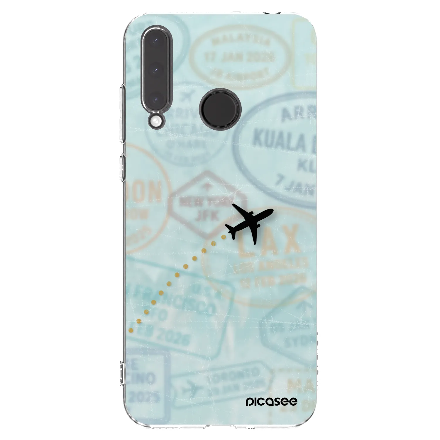 Picasee husă transparentă din silicon pentru Honor 20 Lite - FLIGHT PATH