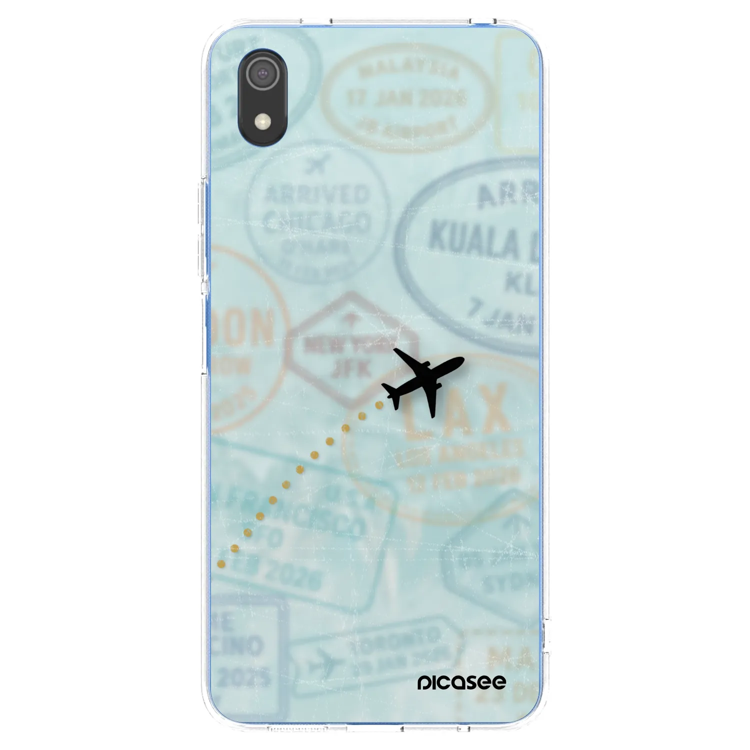 Picasee husă transparentă din silicon pentru Xiaomi Redmi 7A - FLIGHT PATH