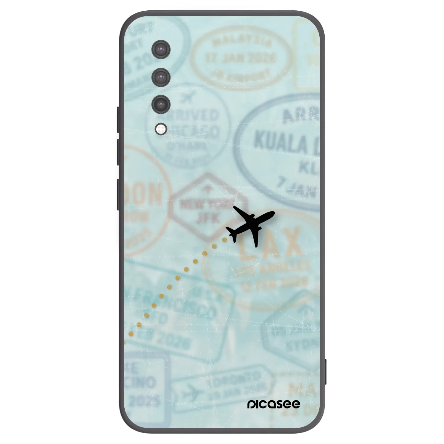 Picasee husă neagră din silicon pentru Xiaomi Mi 9 Lite - FLIGHT PATH
