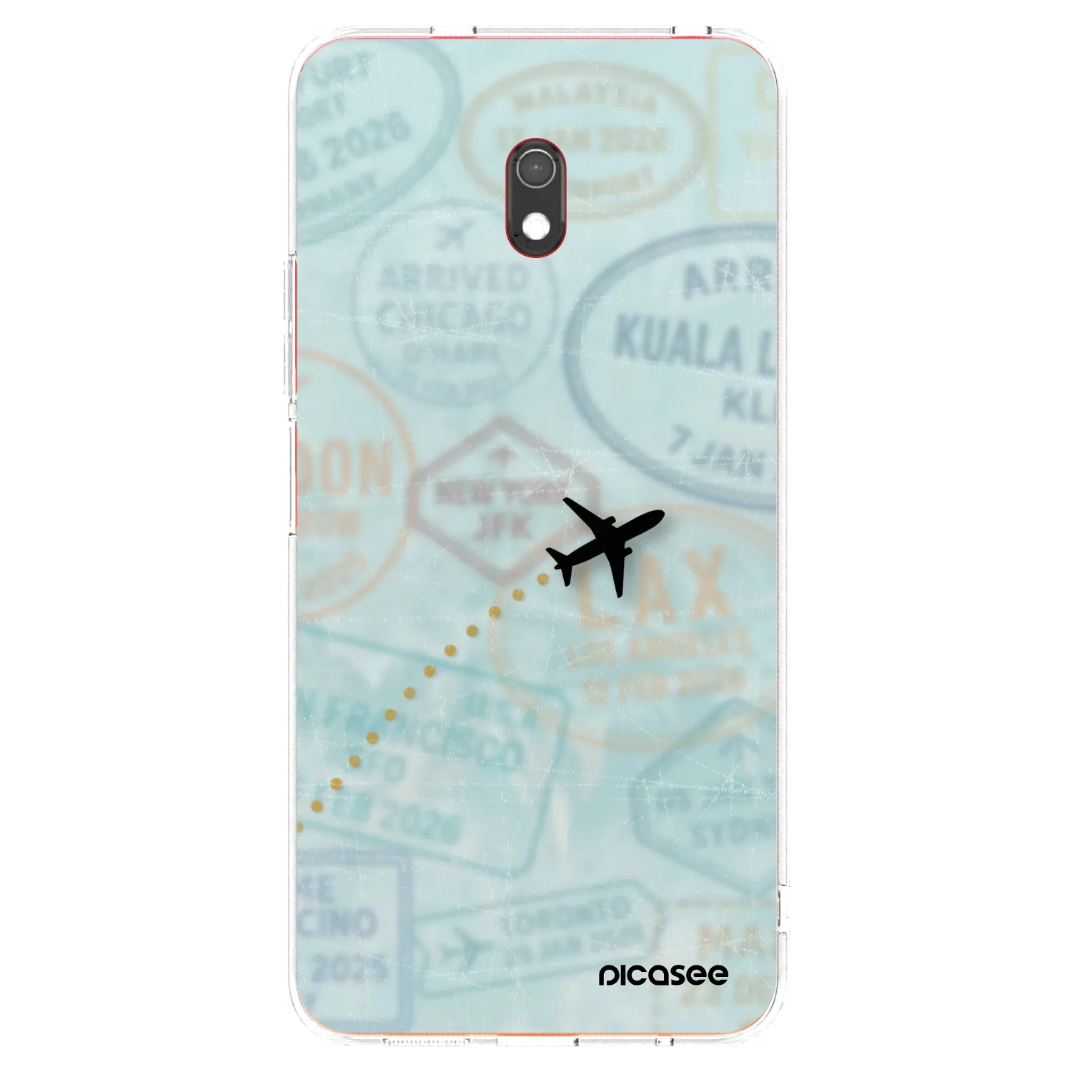 Picasee husă transparentă din silicon pentru Xiaomi Redmi 8A - FLIGHT PATH