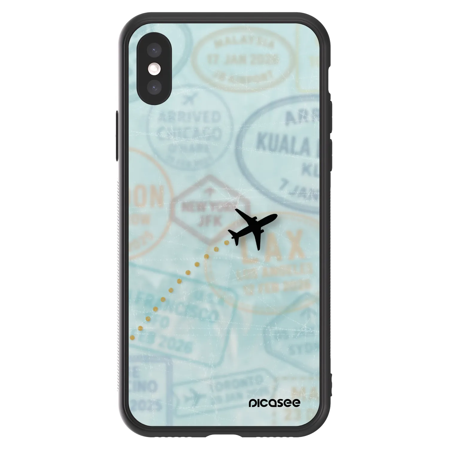 Picasee ULTIMATE CASE pentru Apple iPhone X/XS - FLIGHT PATH