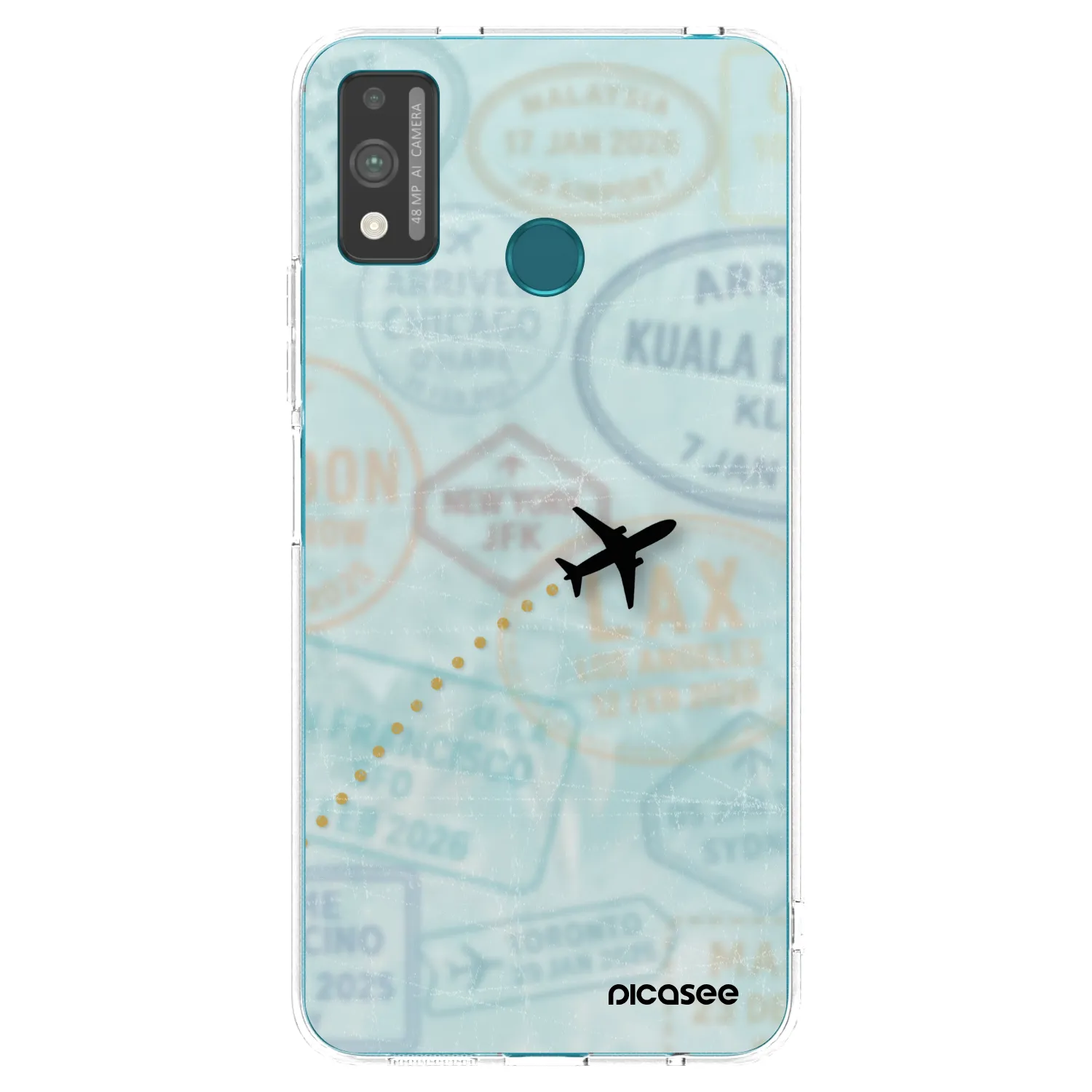 Picasee husă transparentă din silicon pentru Honor 9X Lite - FLIGHT PATH