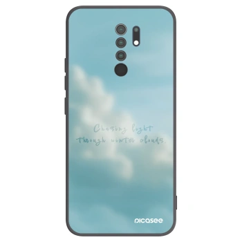 Picasee husă neagră din silicon pentru Xiaomi Redmi 9 - CHASiNG LIGHT